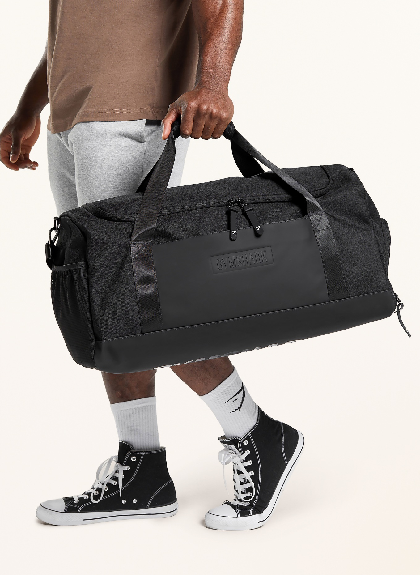 GYMSHARK Sporttasche EVERYDAY M: SCHWARZ