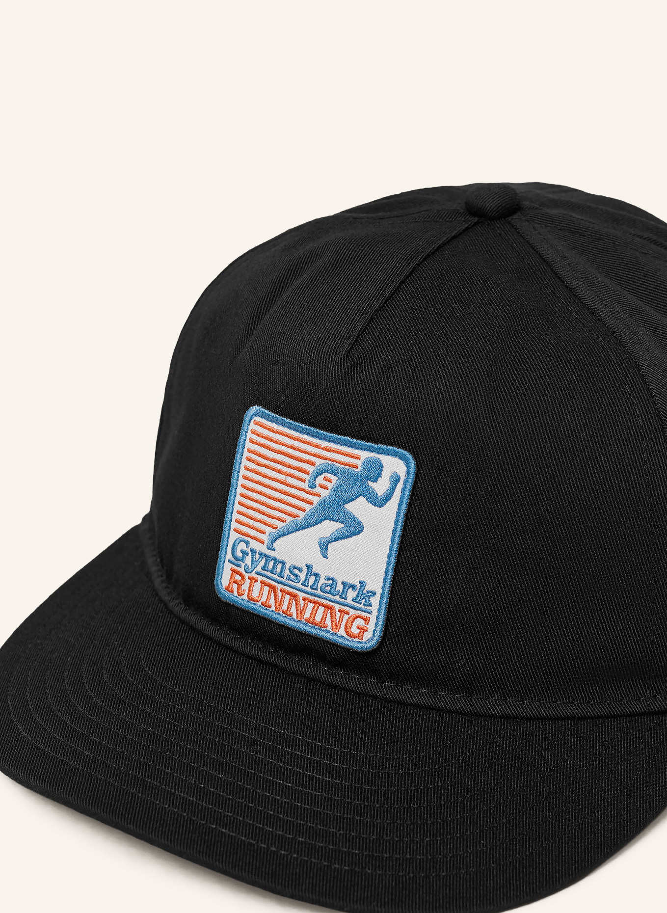 GYMSHARK Cap SHALLOW TRUCKER: SCHWARZ