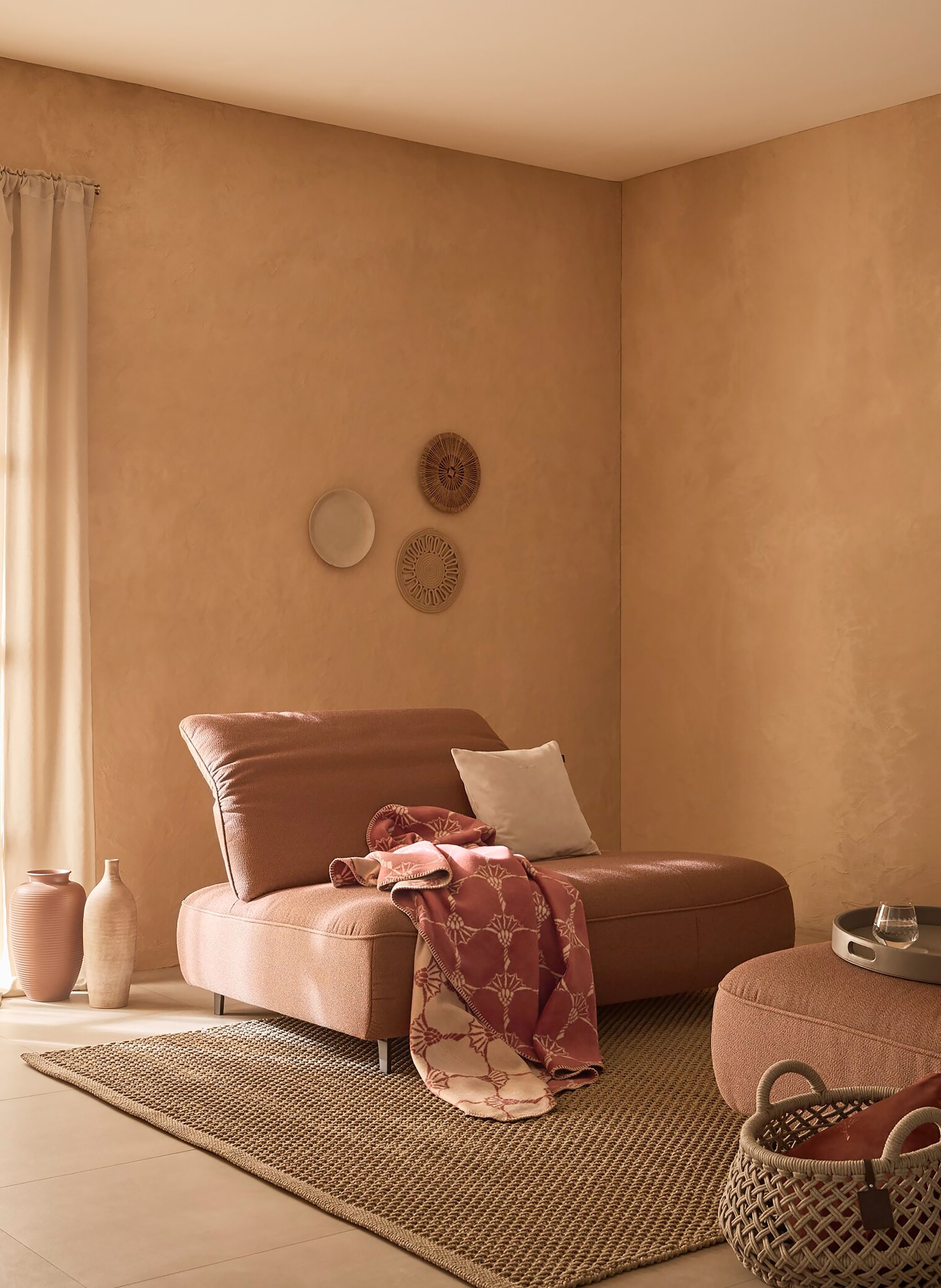 JOOP! Plaid CF ALLOVER: ROUGE / BEIGE