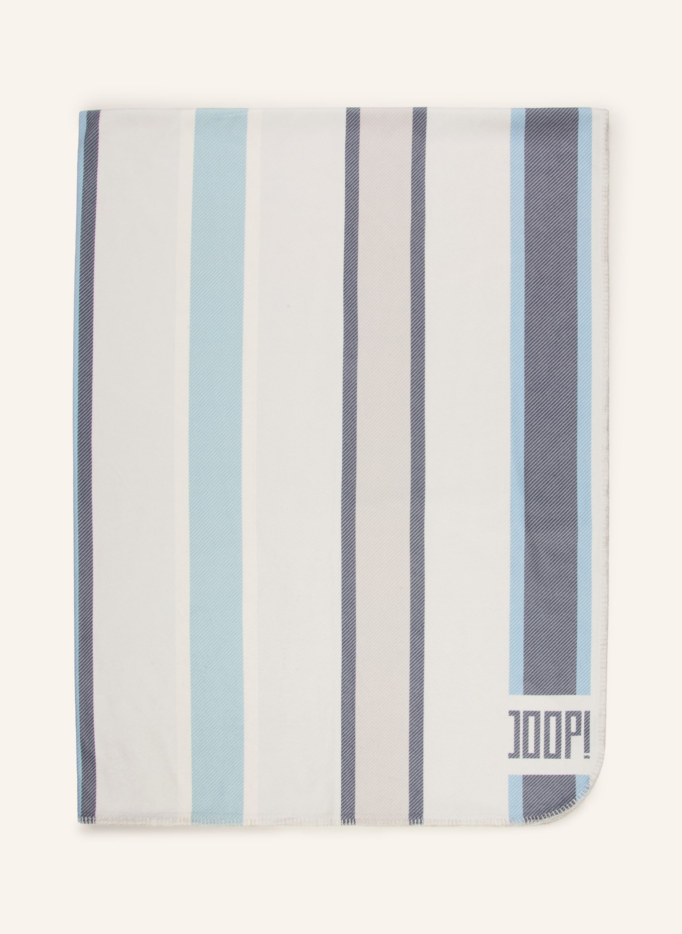 JOOP! Plaid BANKS: BEIGE / LICHTBLAUW / DONKERBLAUW