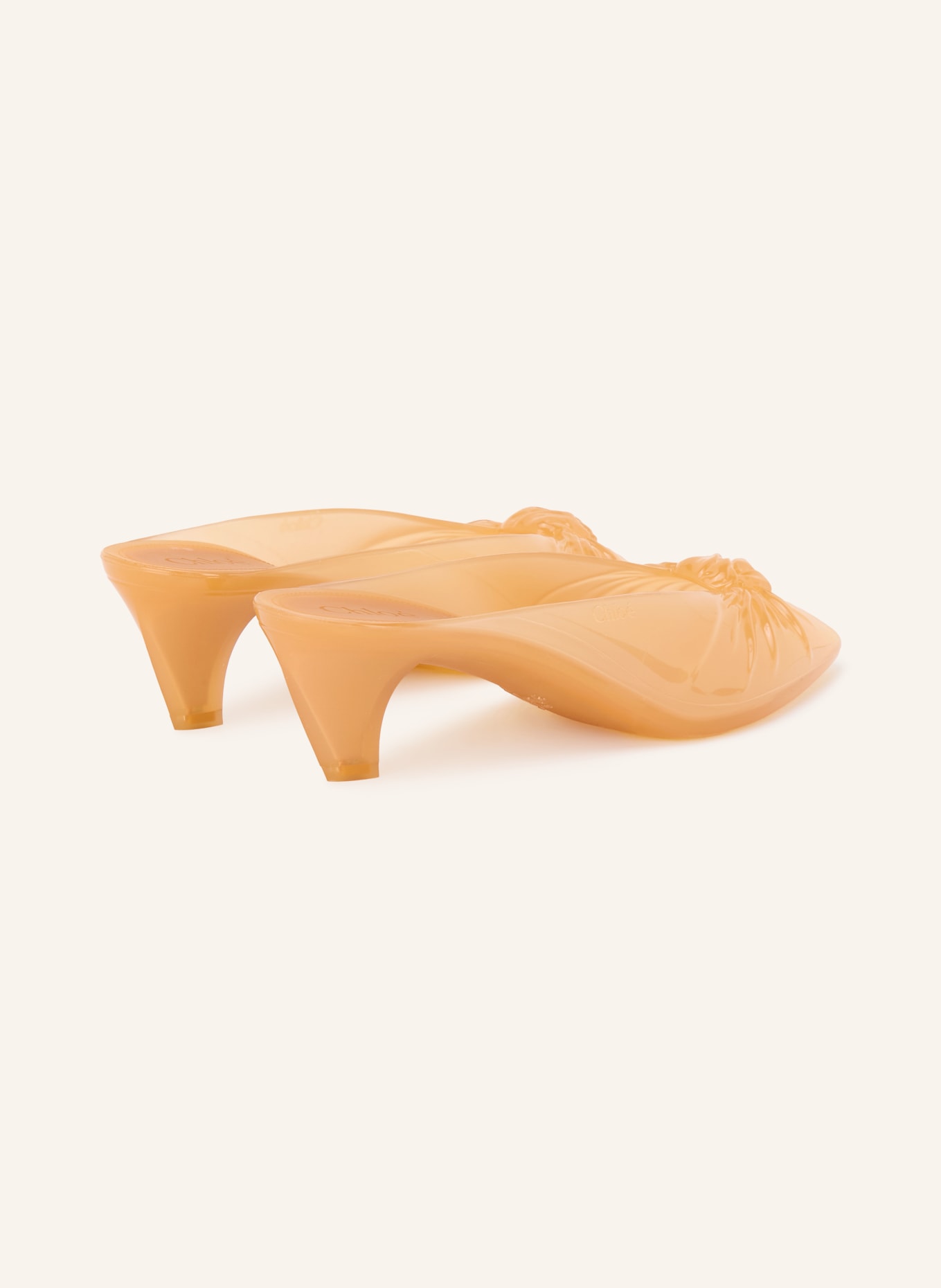 Chloé Mules JELLY: 26O AMBER BROWN