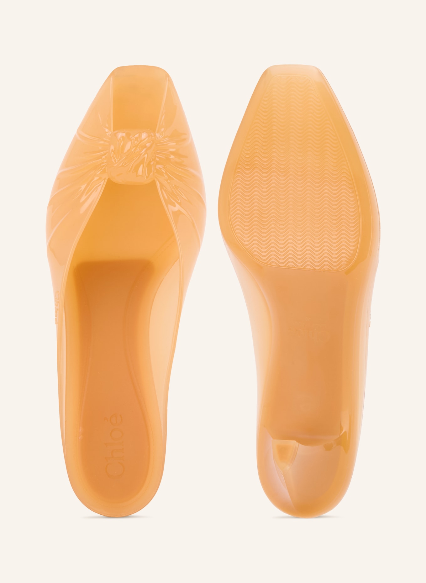 Chloé Mules JELLY: 26O AMBER BROWN