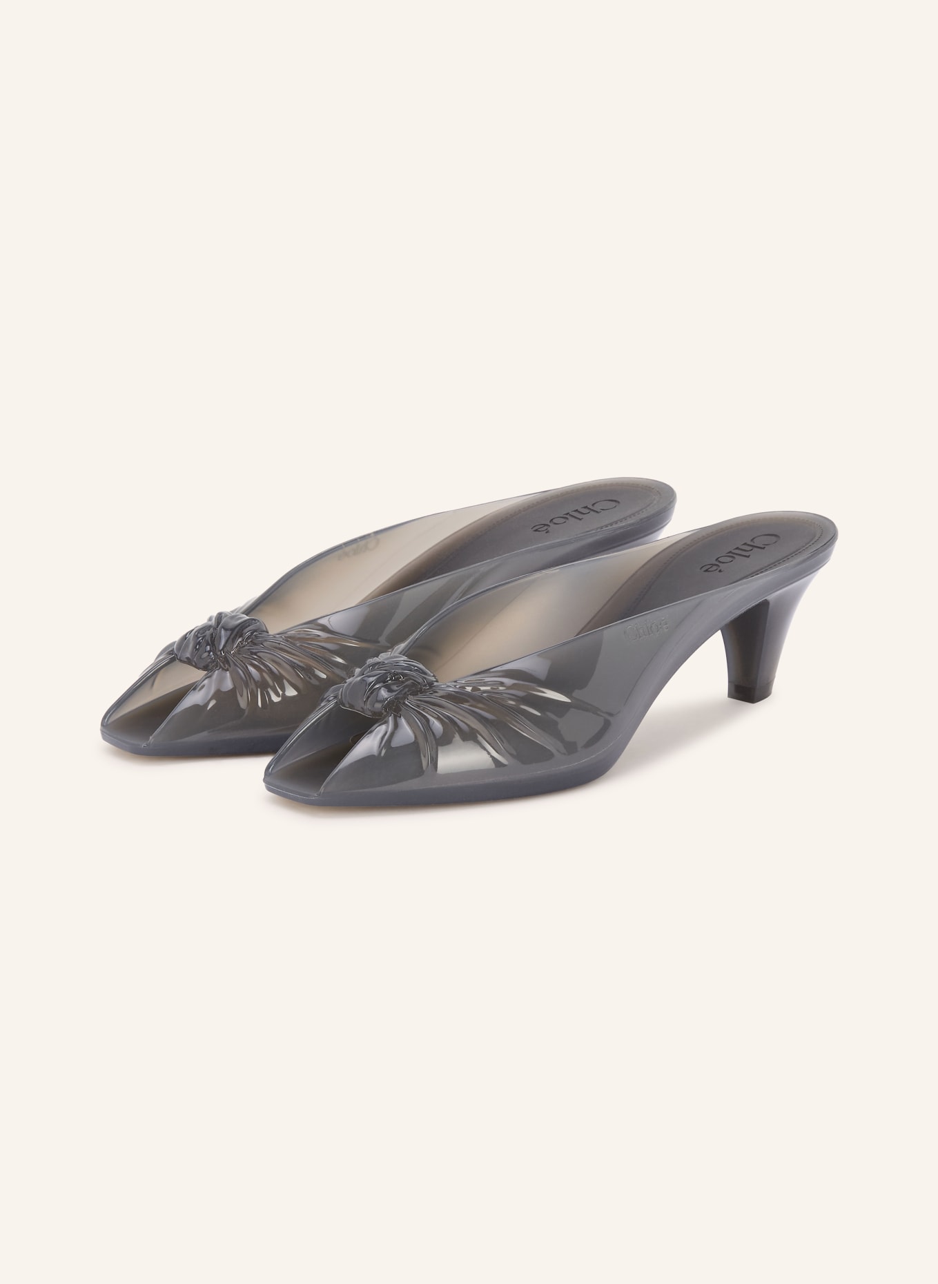 Chloé Mules JELLY: 065 Ash Grey