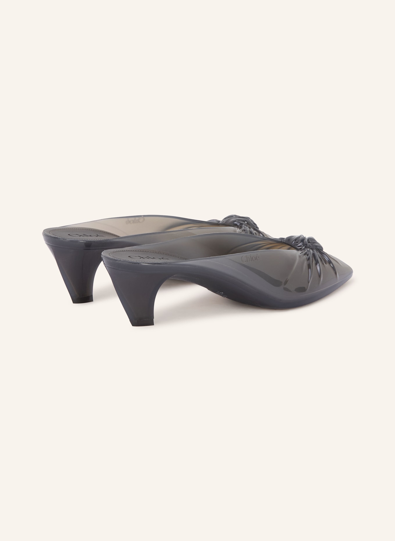Chloé Mules JELLY: 065 Ash Grey