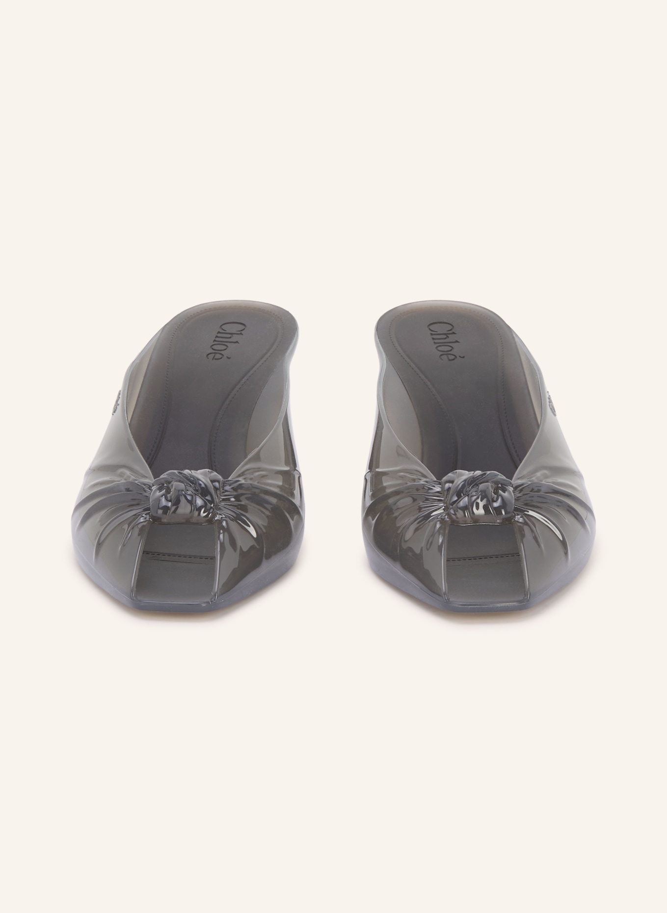 Chloé Mules JELLY: 065 Ash Grey