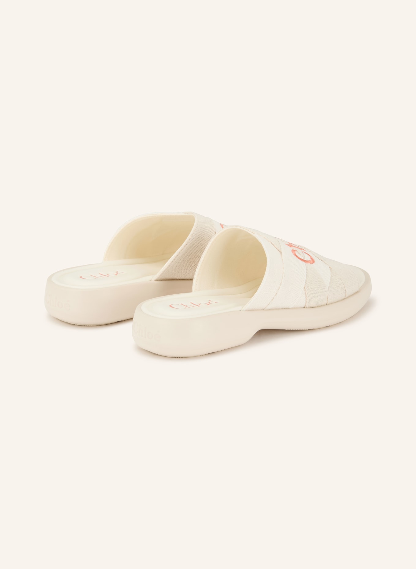 Chloé slippers: 22O Soft Ivory