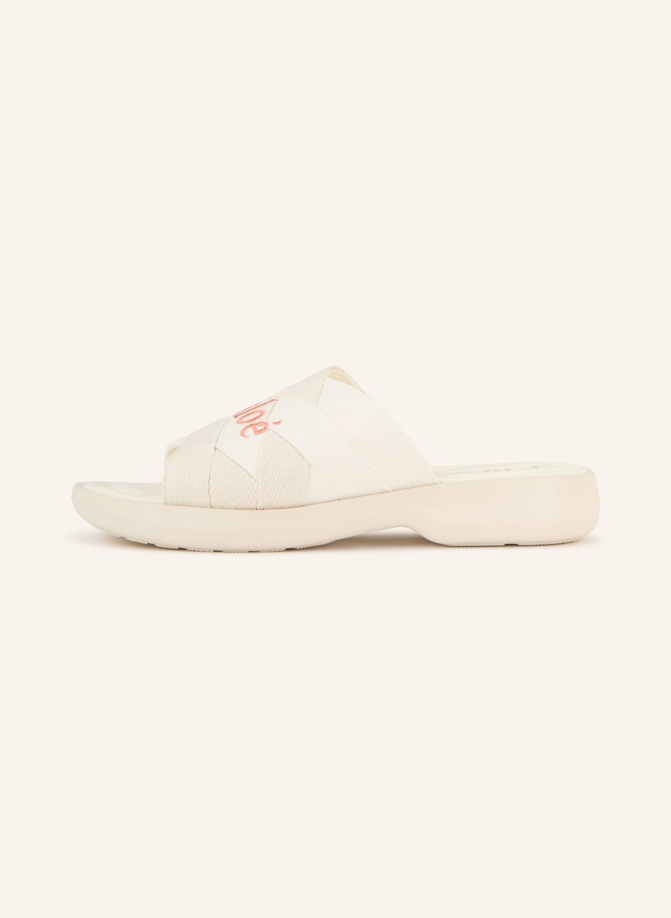 Chloé slippers: 22O Soft Ivory