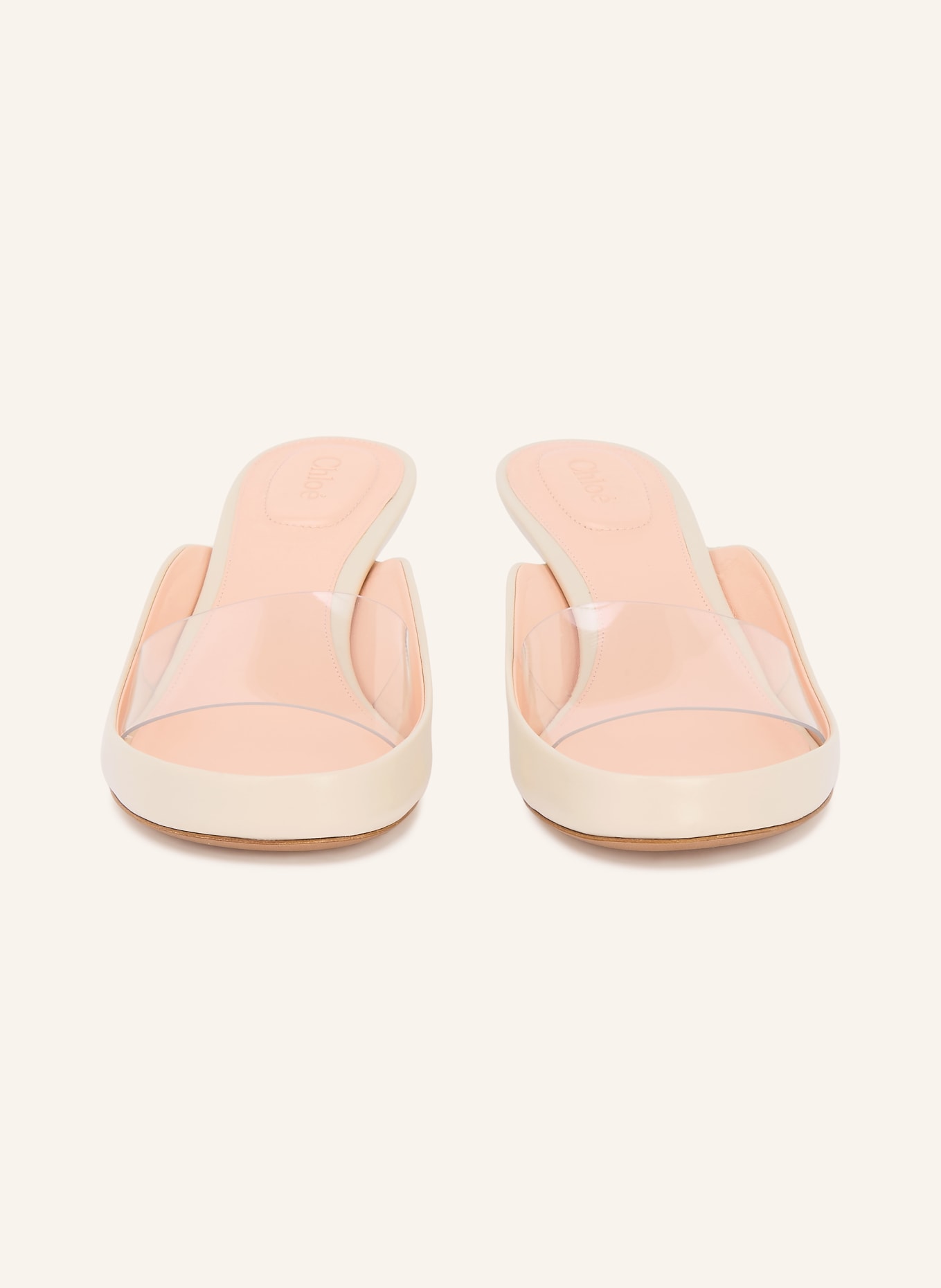 Chloé Mules JUNIE: 22O Soft Ivory