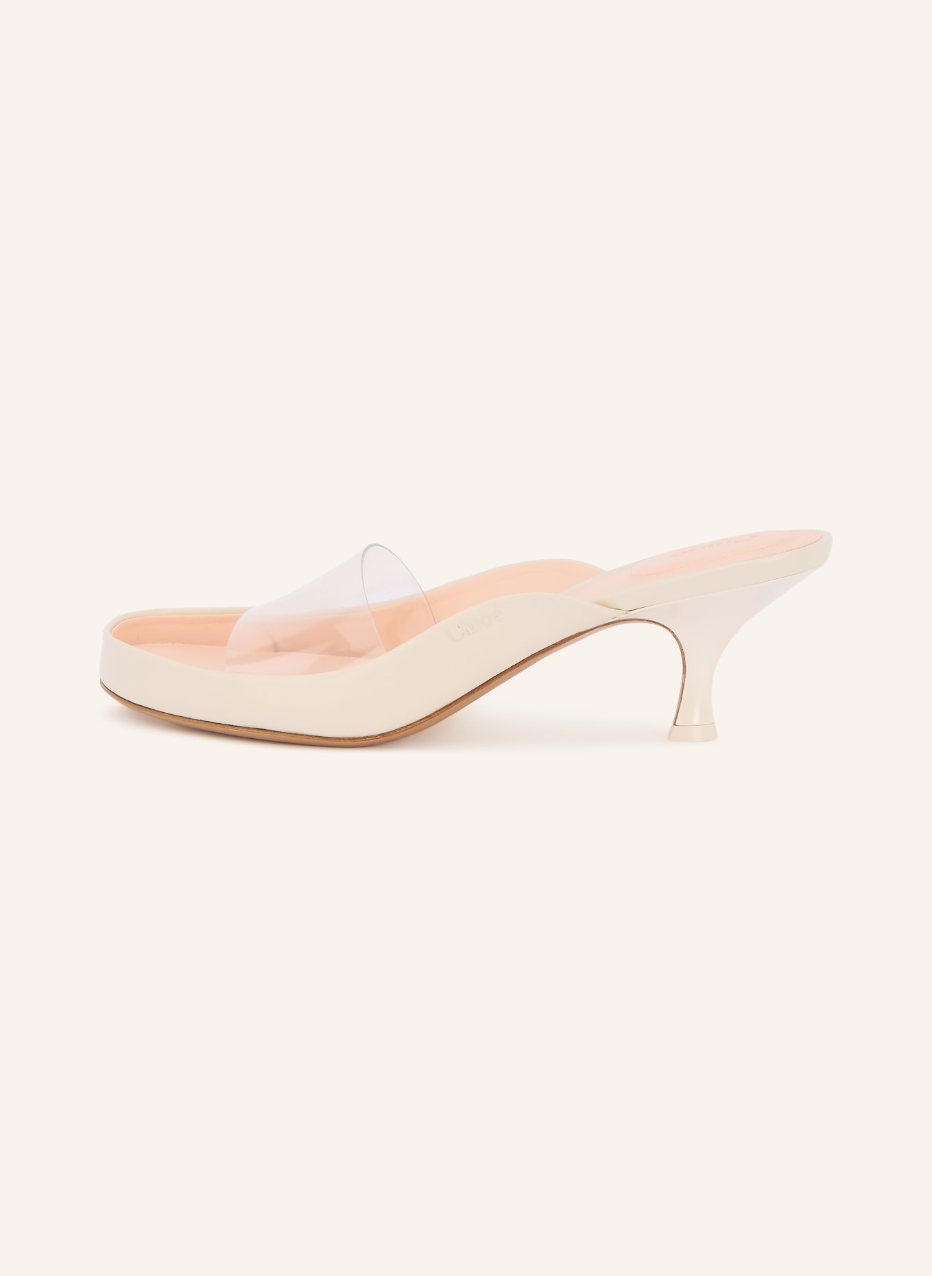 Chloé Mules JUNIE: 22O Soft Ivory