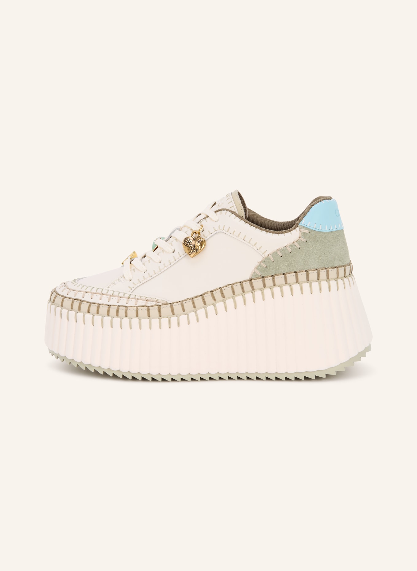 Chloé NAMA Sneakers: 32G Aqua Green