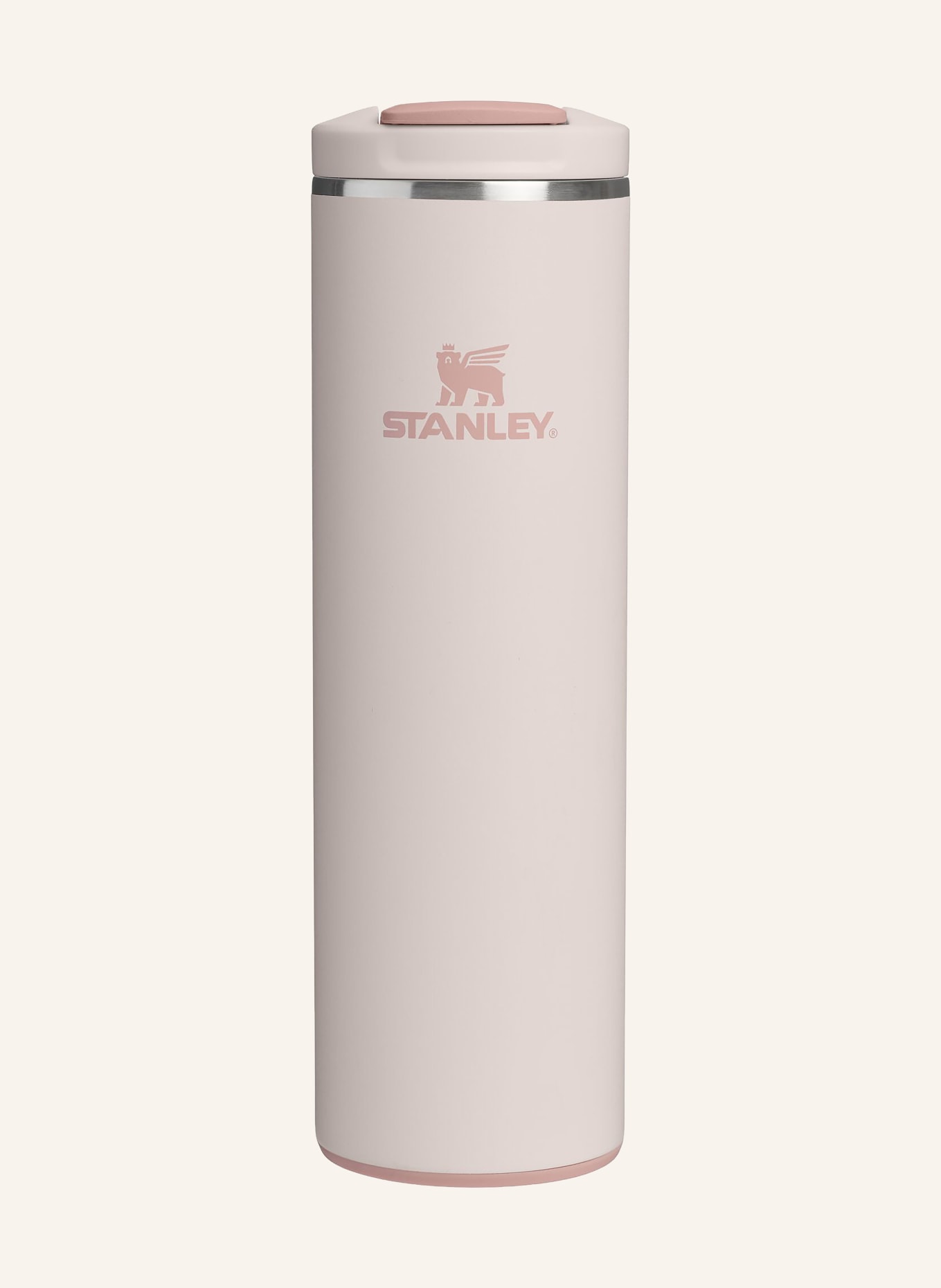 STANLEY Thermal mug THE TRANSIT FLIPTOP: LIGHT PINK / SILVER / DUSKY PINK