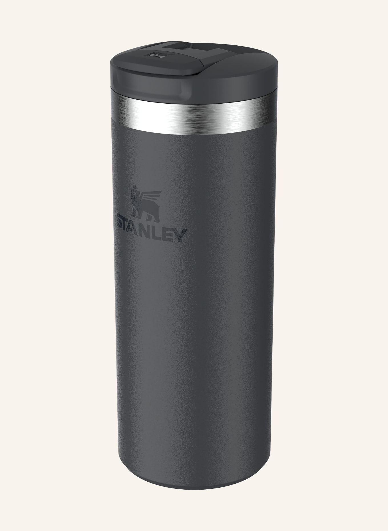 STANLEY Thermal mug THE TRANSIT FLIPTOP: BLACK