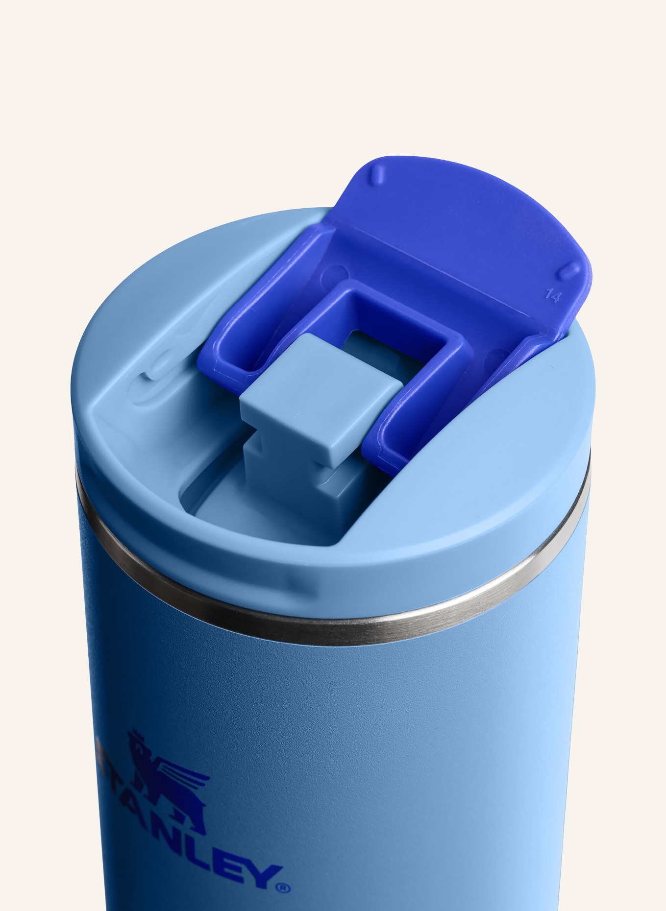 STANLEY Thermal mug THE TRANSIT FLIPTOP: BLUE