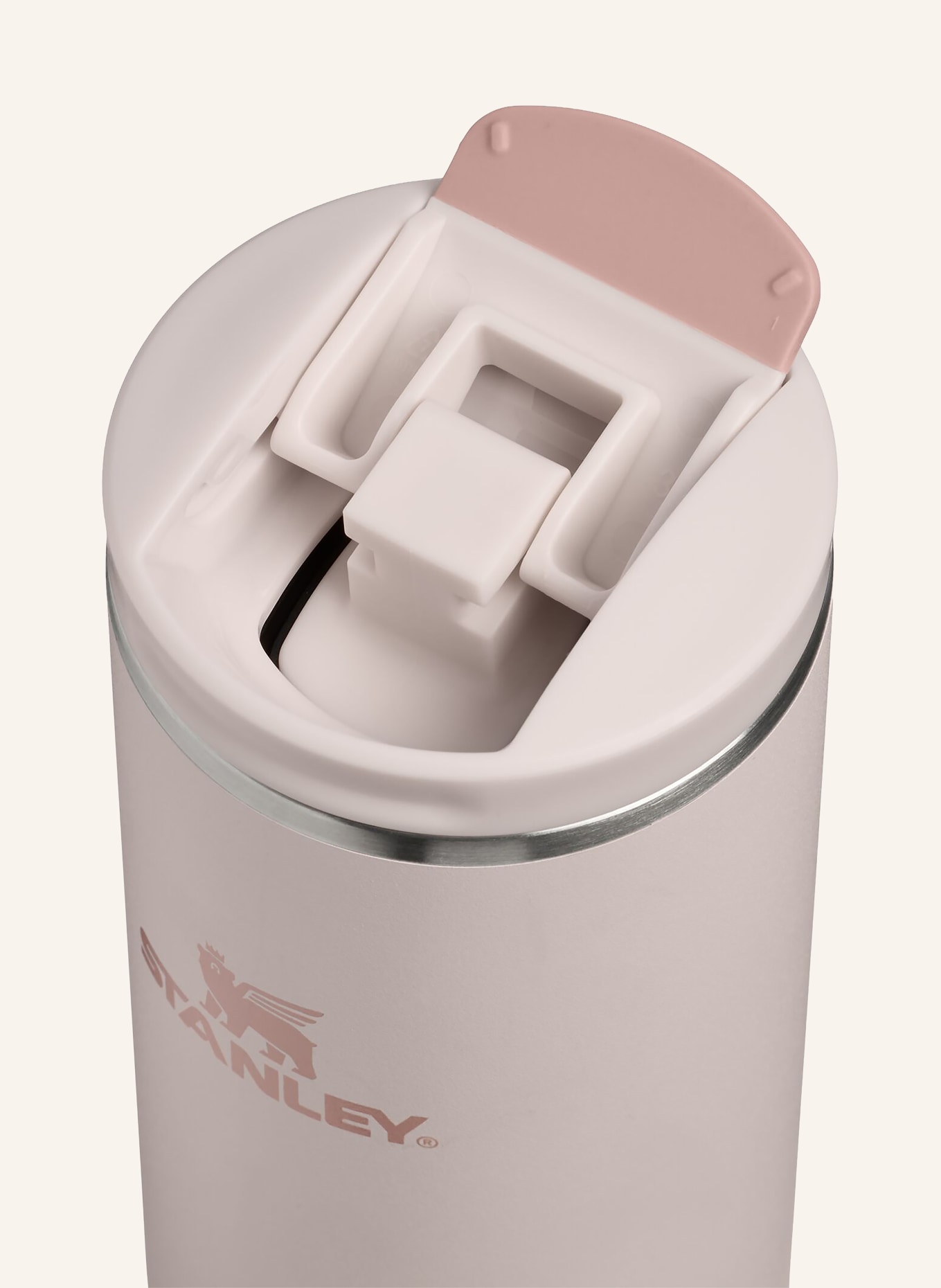 STANLEY Thermal mug THE TRANSIT FLIPTOP: LIGHT PINK