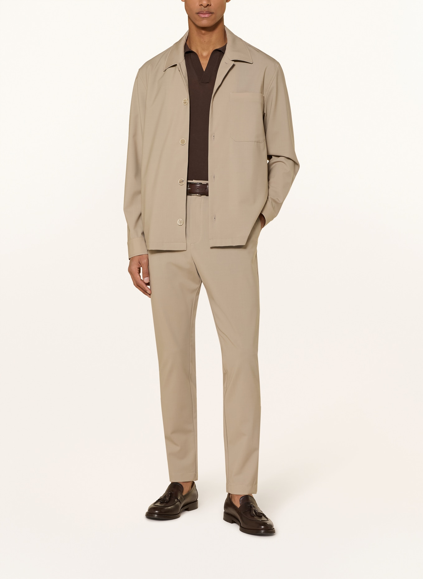 CRUNA Overshirt CARDIFF: BEIGE