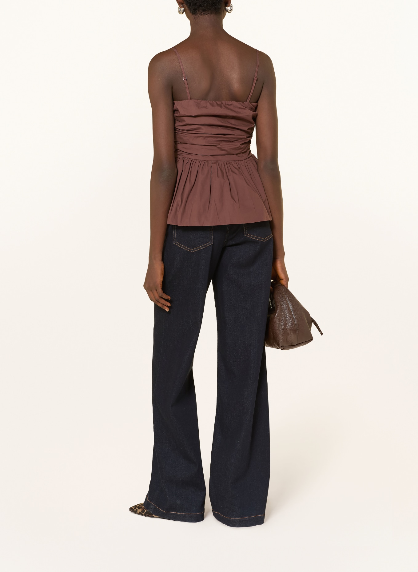 GRACE & MILA Top VALO: DUNKELBRAUN