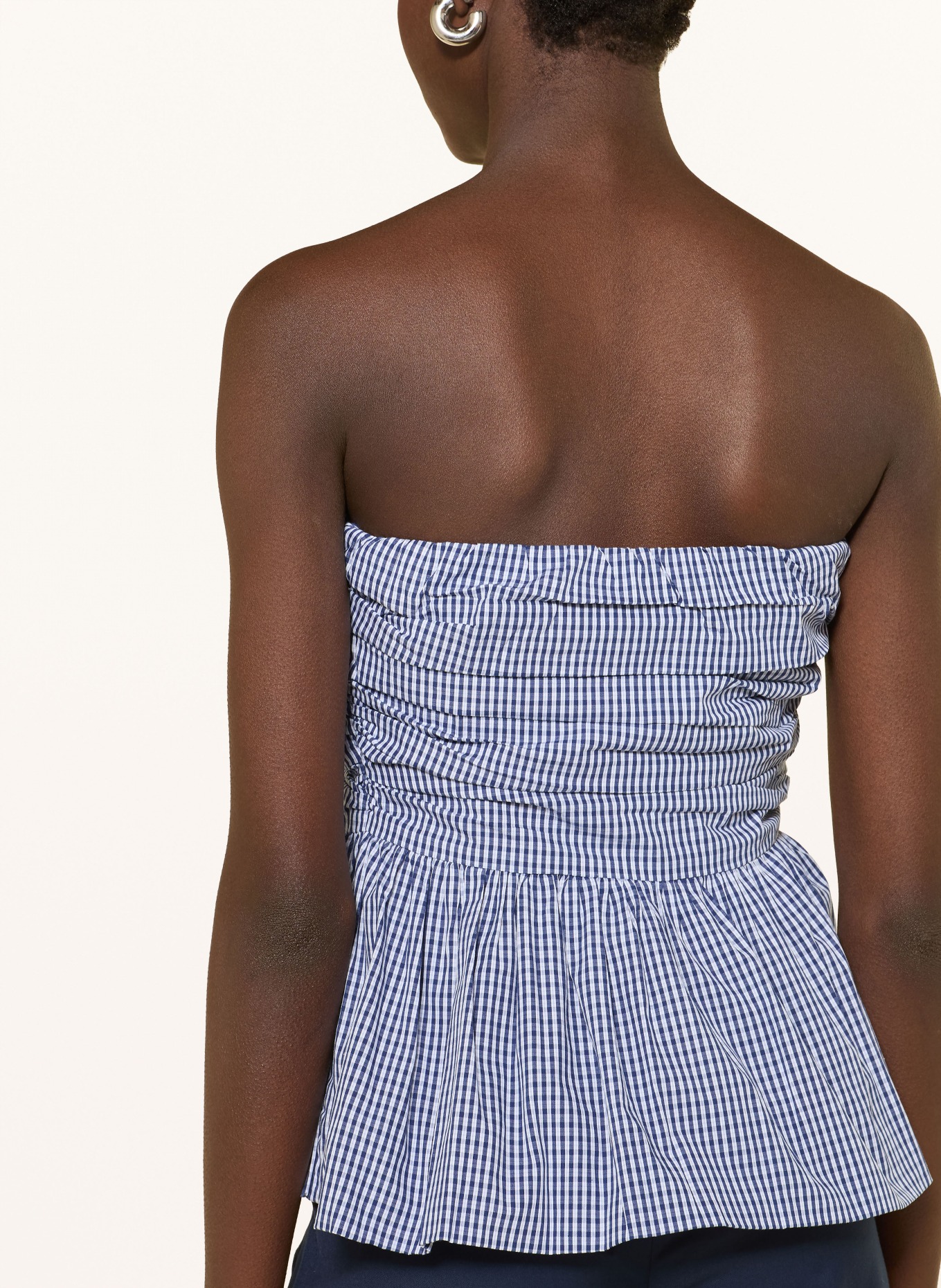 GRACE & MILA Top VALO: BLAU / WEISS