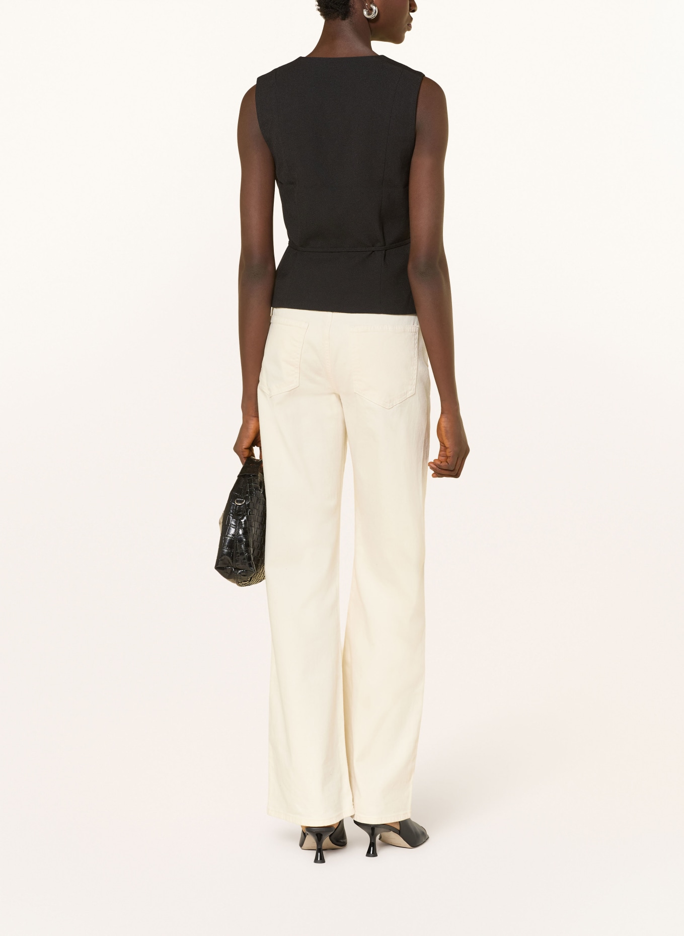 GRACE & MILA Blazerweste VILMONT: SCHWARZ