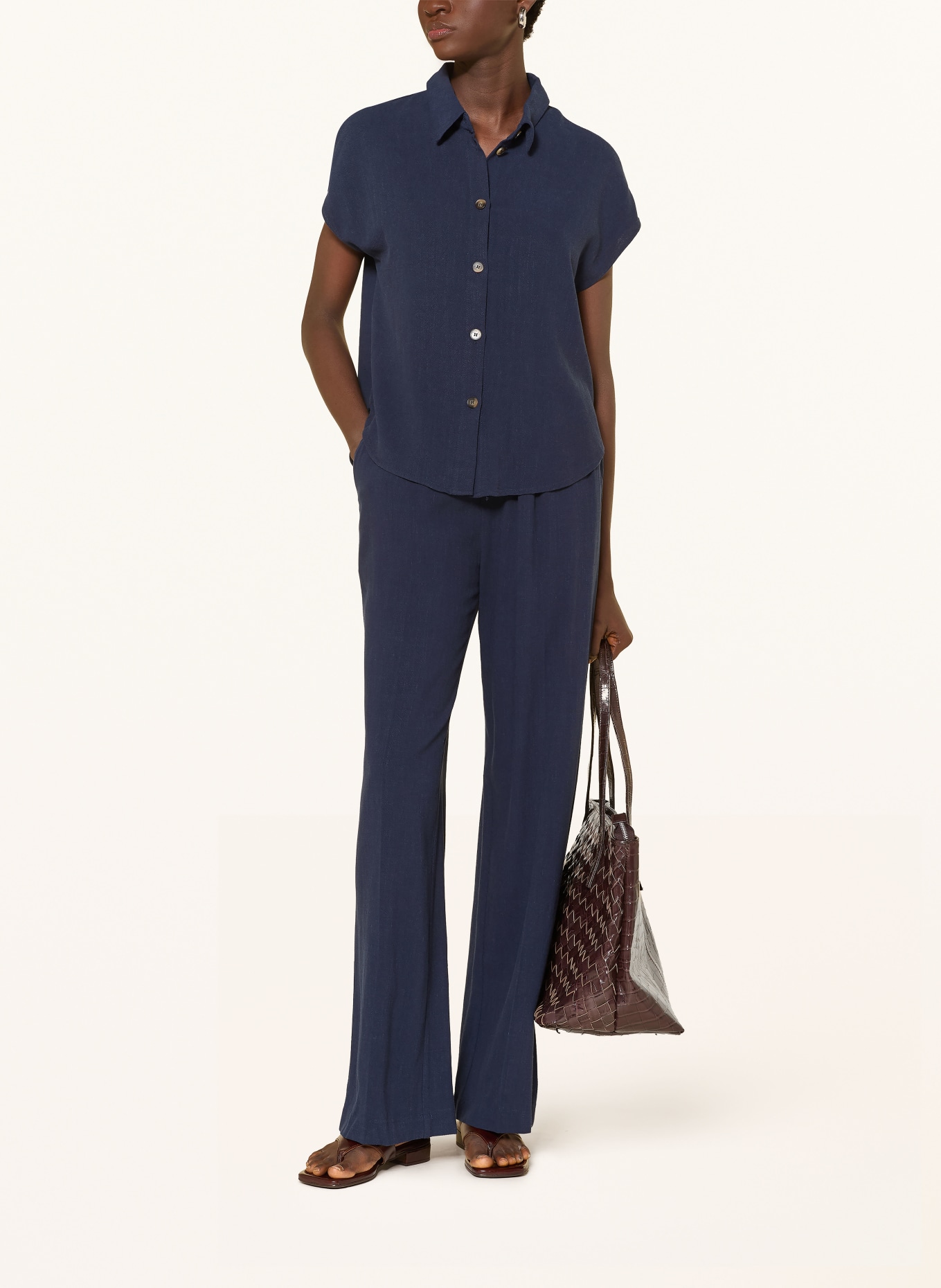 GRACE & MILA RAVEN pants: DARK BLUE