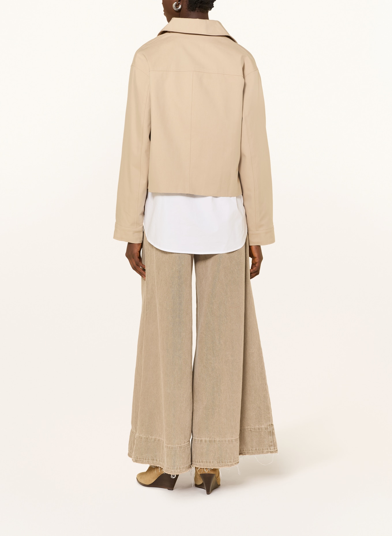 GRACE & MILA Box jacket VERONICA: BEIGE