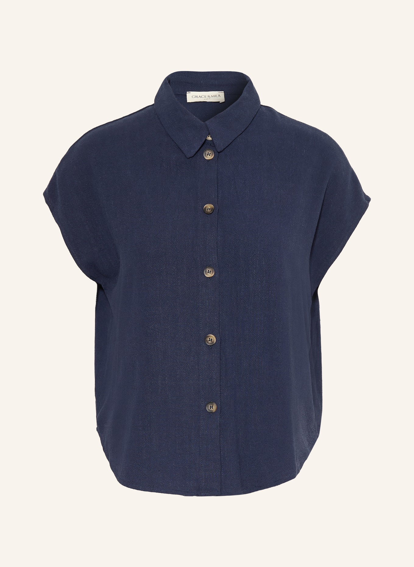 GRACE & MILA Bluzka PEREZ: GRANATOWY