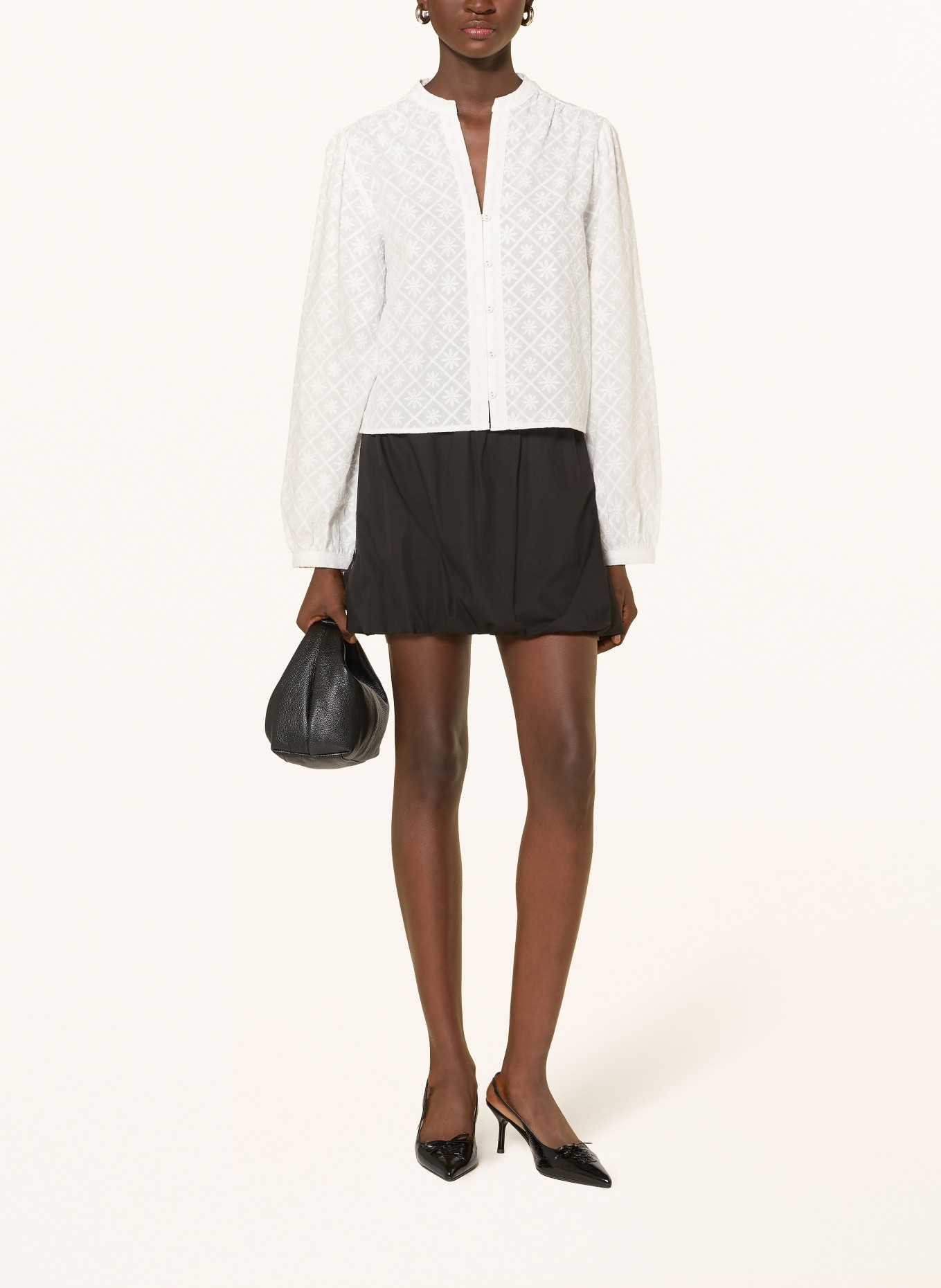 GRACE & MILA Blouse VANDITA: BLANC