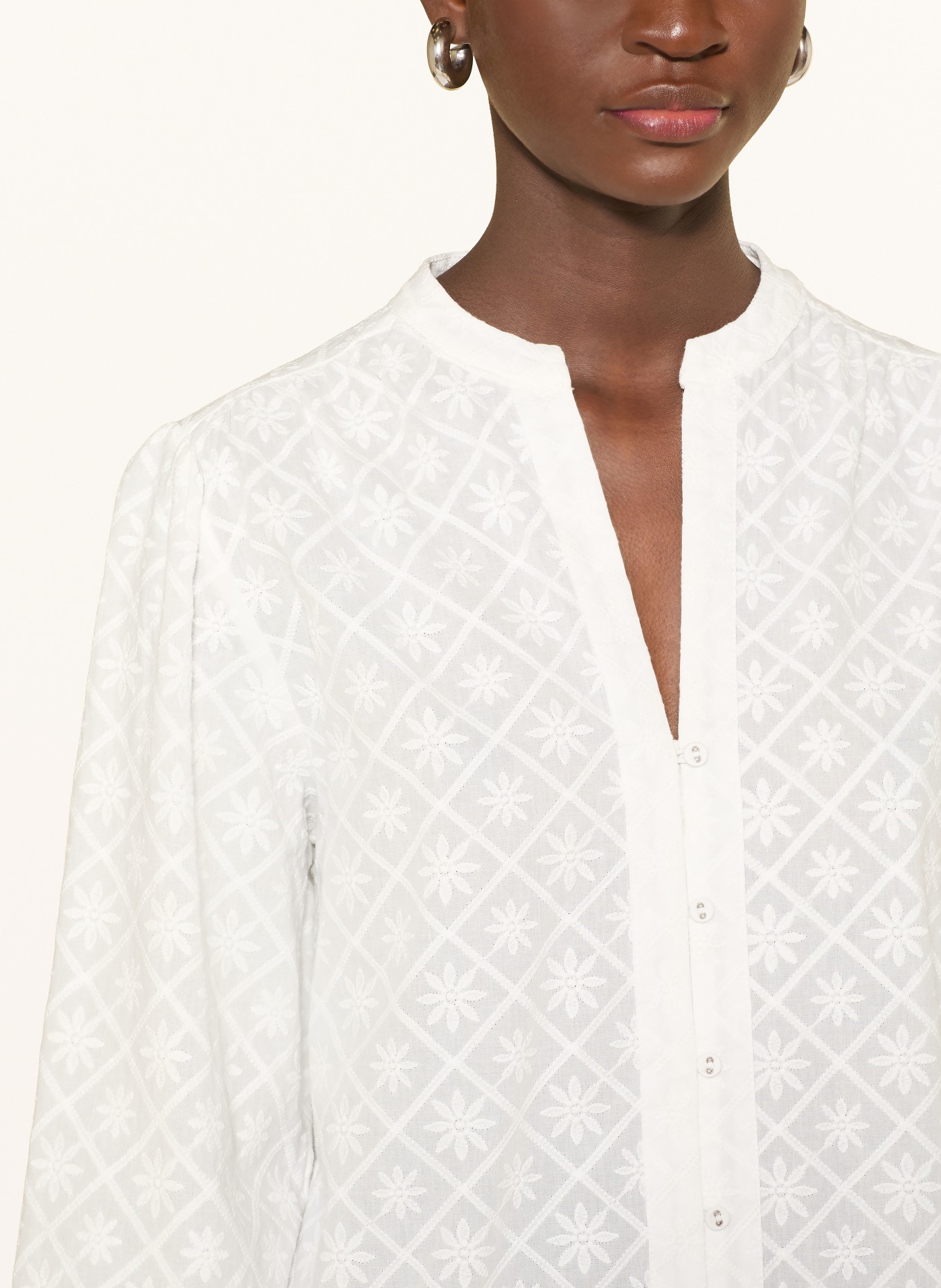 GRACE & MILA Blouse VANDITA: BLANC