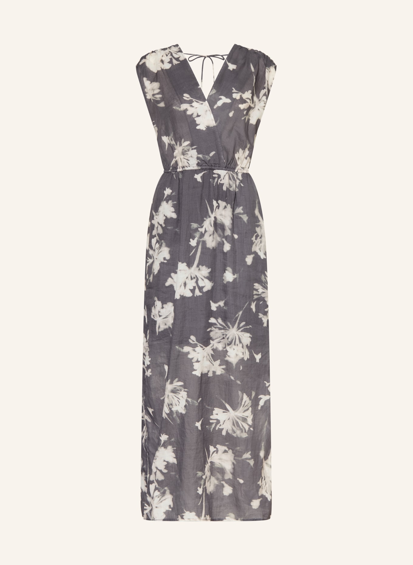 Marc O'Polo jurk: DONKERGRIJS / WIT