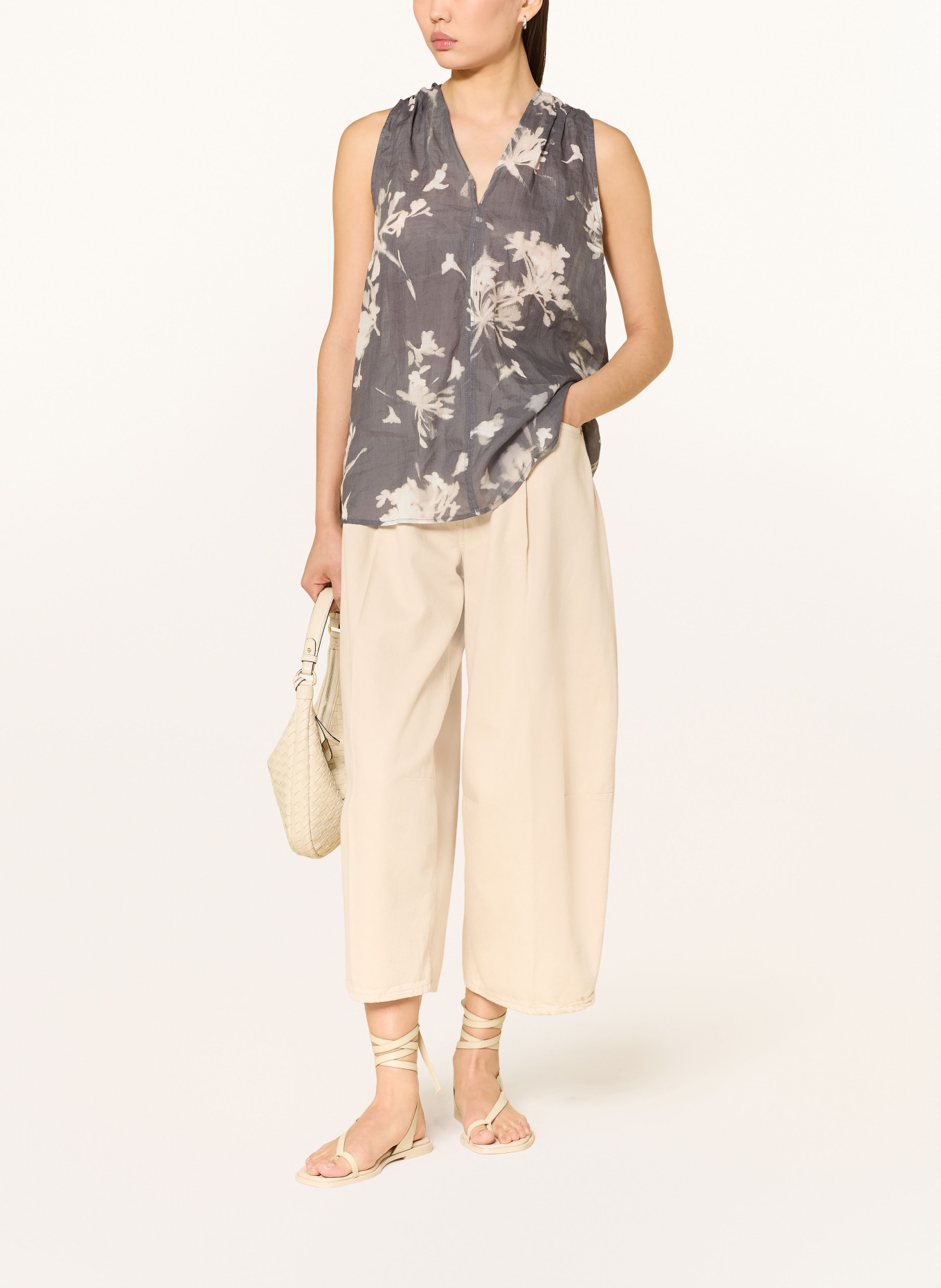 Marc O'Polo halenka: TMAVĚ ŠEDÁ / BÍLÁ