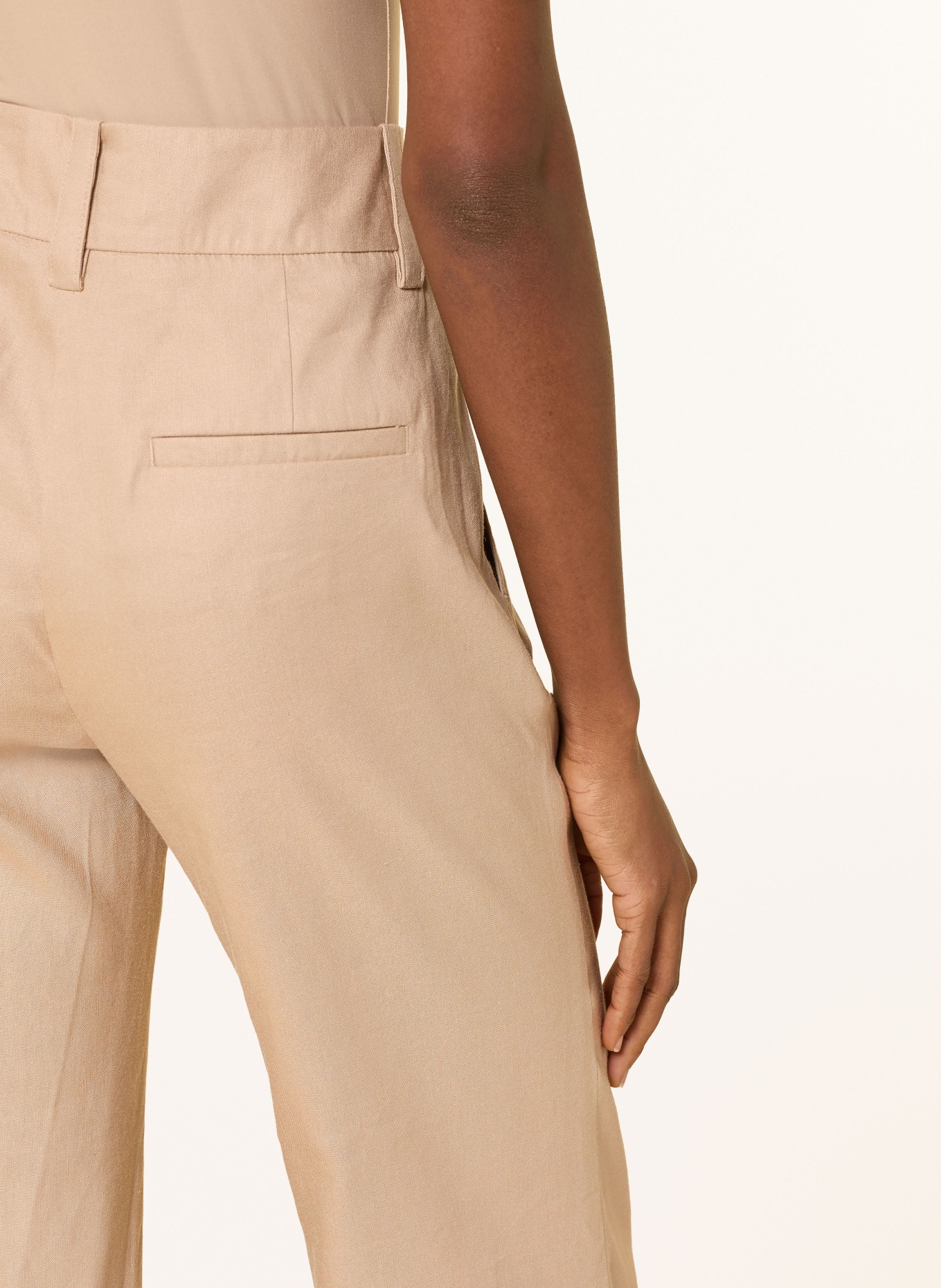 Marc O'Polo Hose mit Leinen: CAMEL