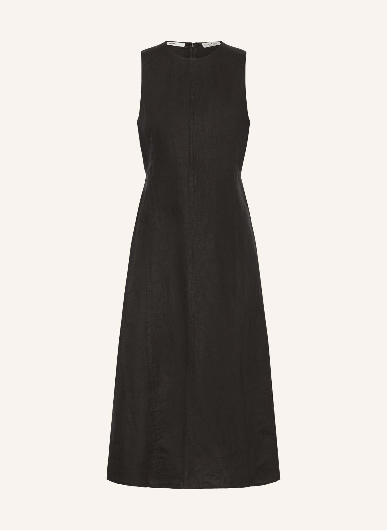 Marc O'Polo sukienka lniana: CZARNY