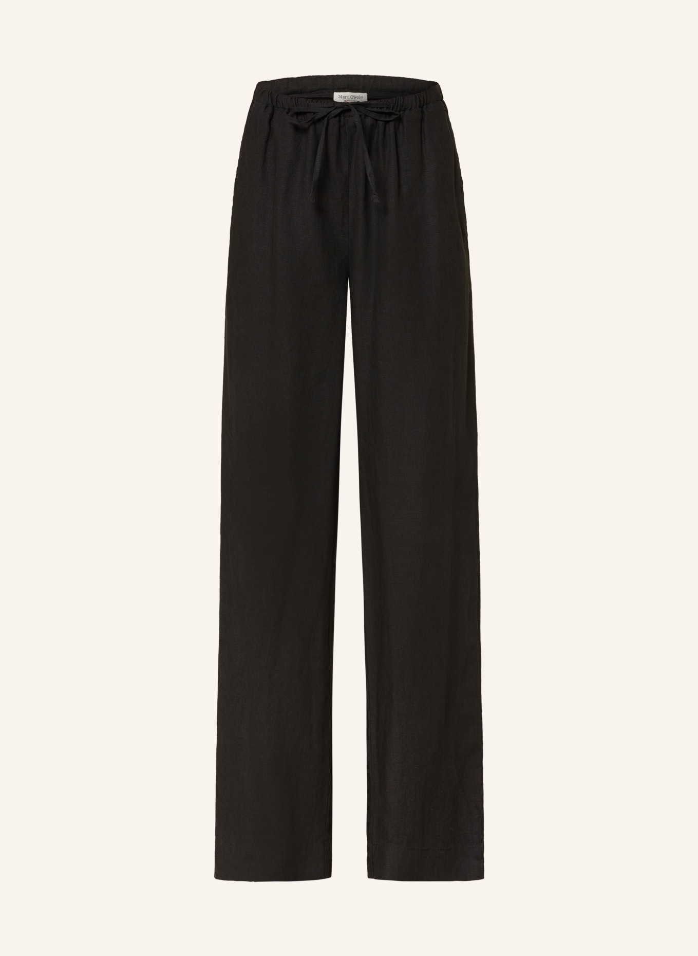 Marc O'Polo linen pants: BLACK
