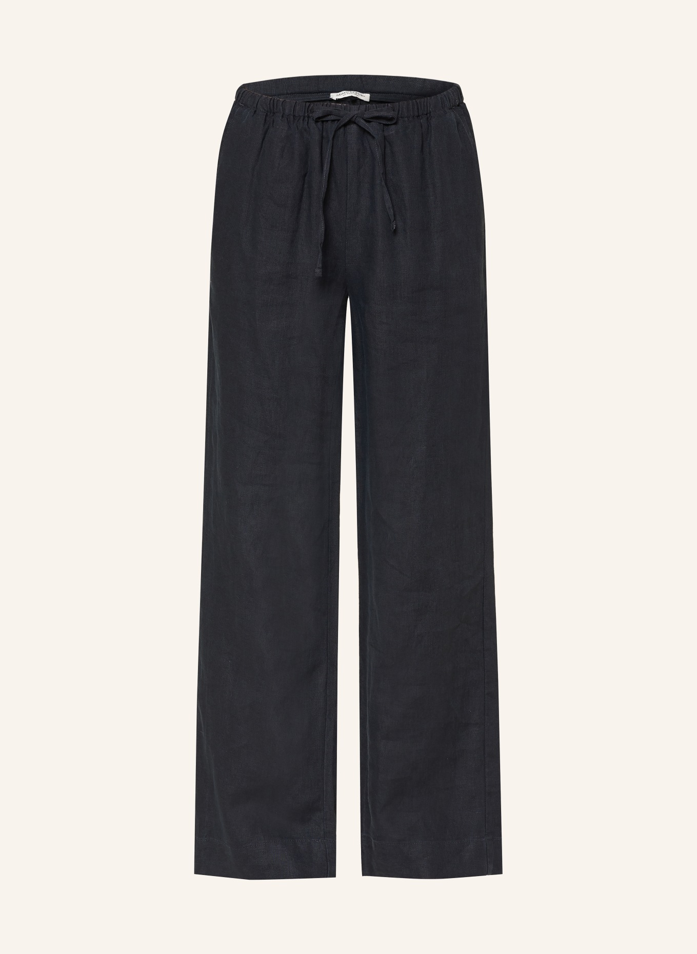 Marc O'Polo plátěné kalhoty: TMAVĚ MODRÁ