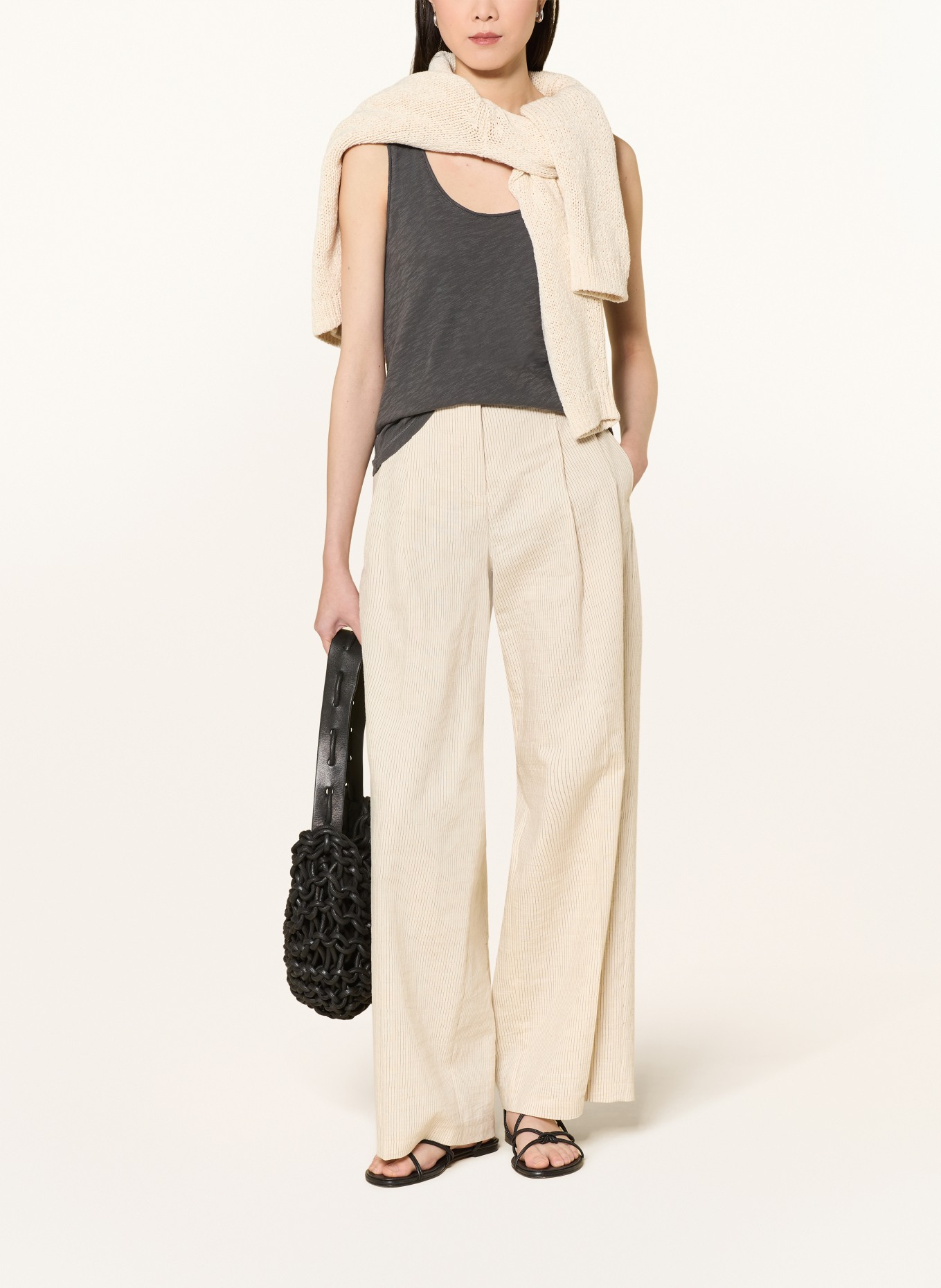 Marc O'Polo Top: DONKERGRIJS