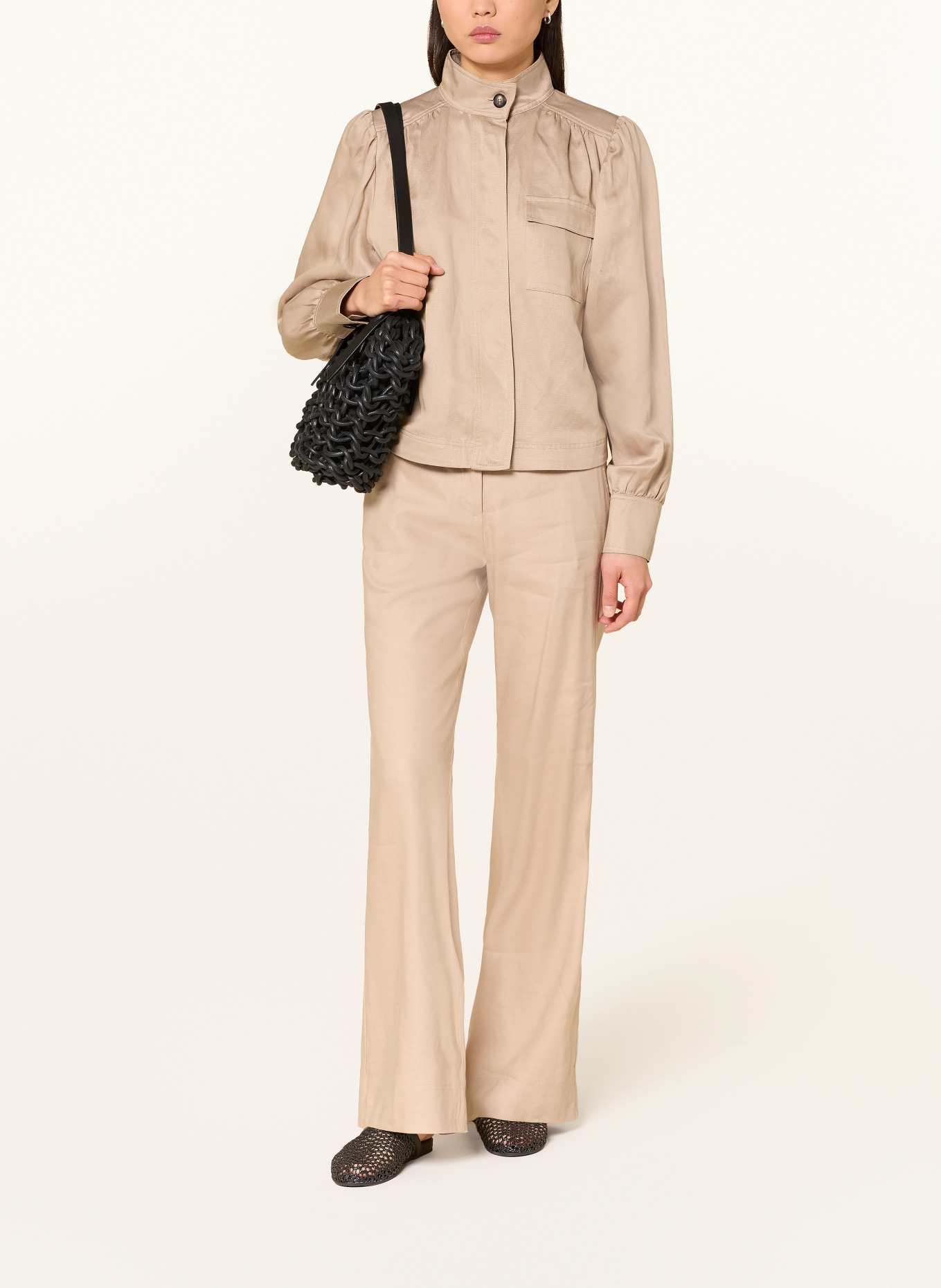 Marc O'Polo Overjacket mit Leinen: BEIGE