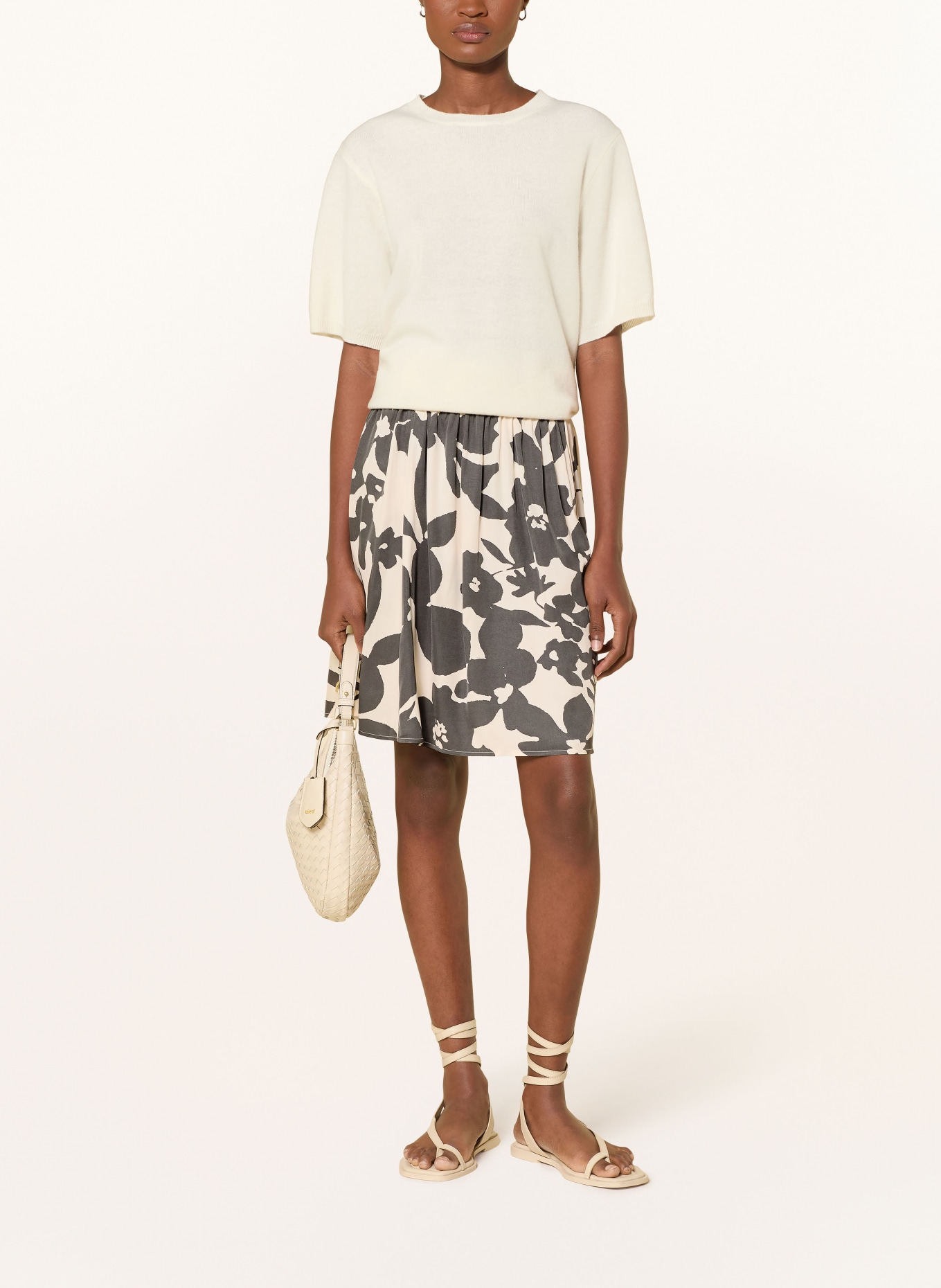 Marc O'Polo Rock: CREME / DUNKELGRAU