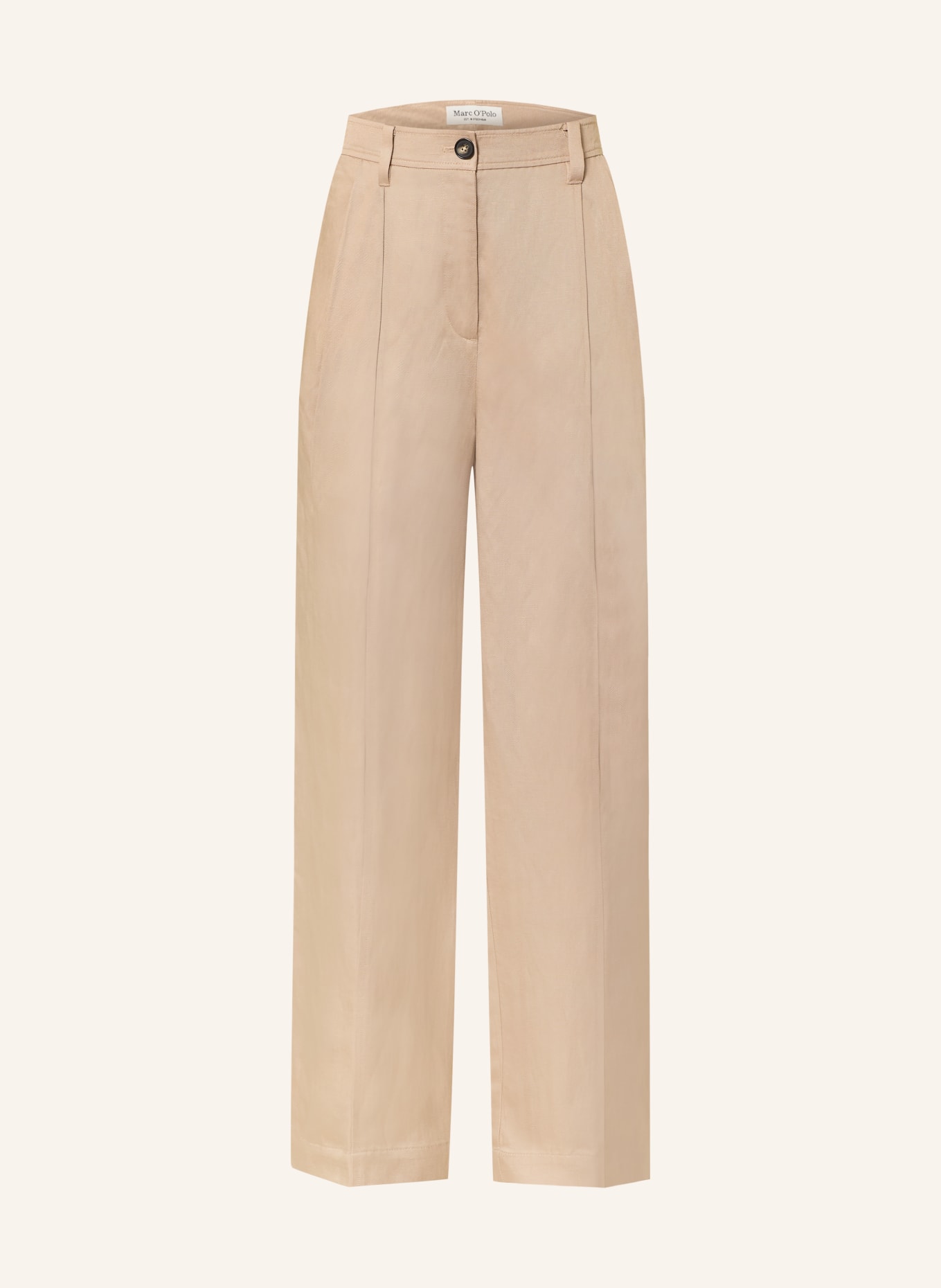 Marc O'Polo Hose mit Leinen: BEIGE