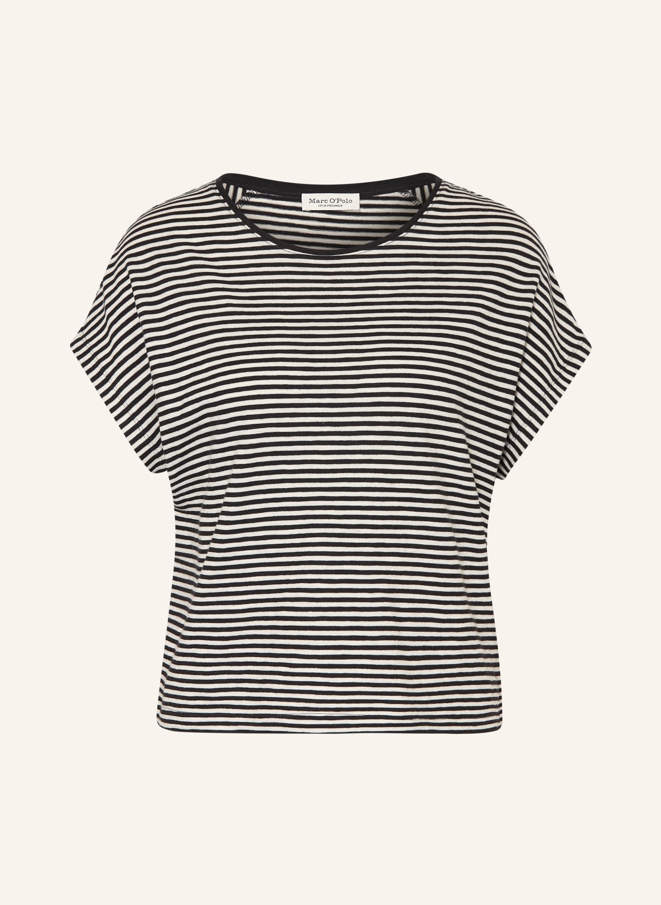 Marc O'Polo T-shirt: BLANC / NOIR