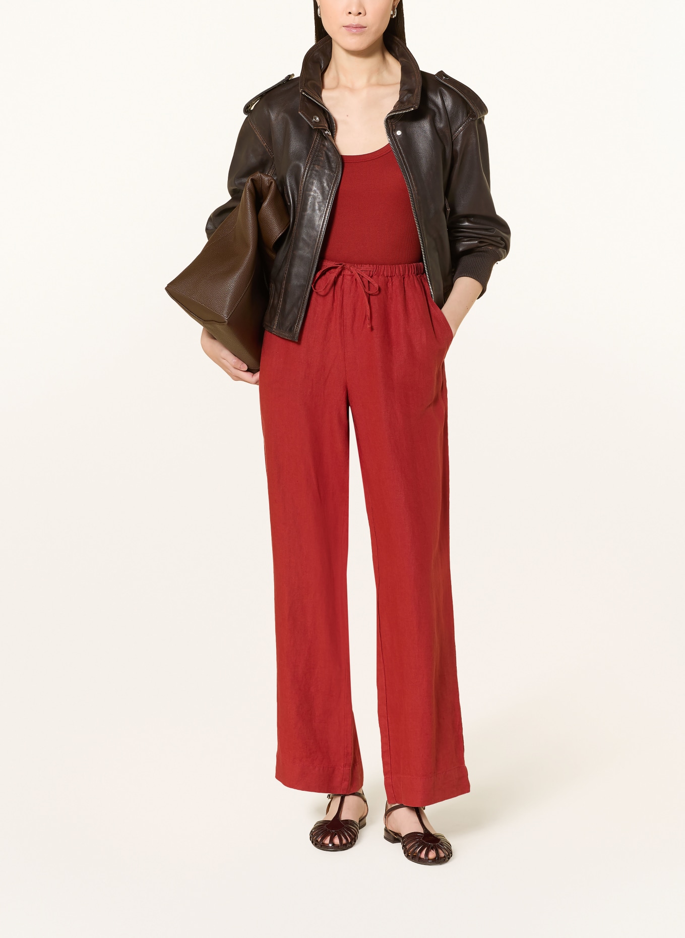 Marc O'Polo Haut: ROUGE FONCÉ