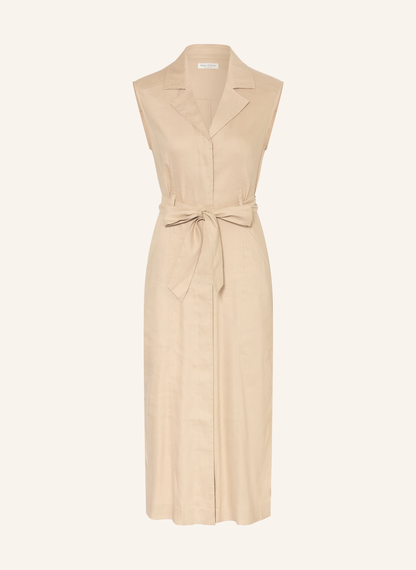 Marc O'Polo Sukienka z lnu: BEŻOWY