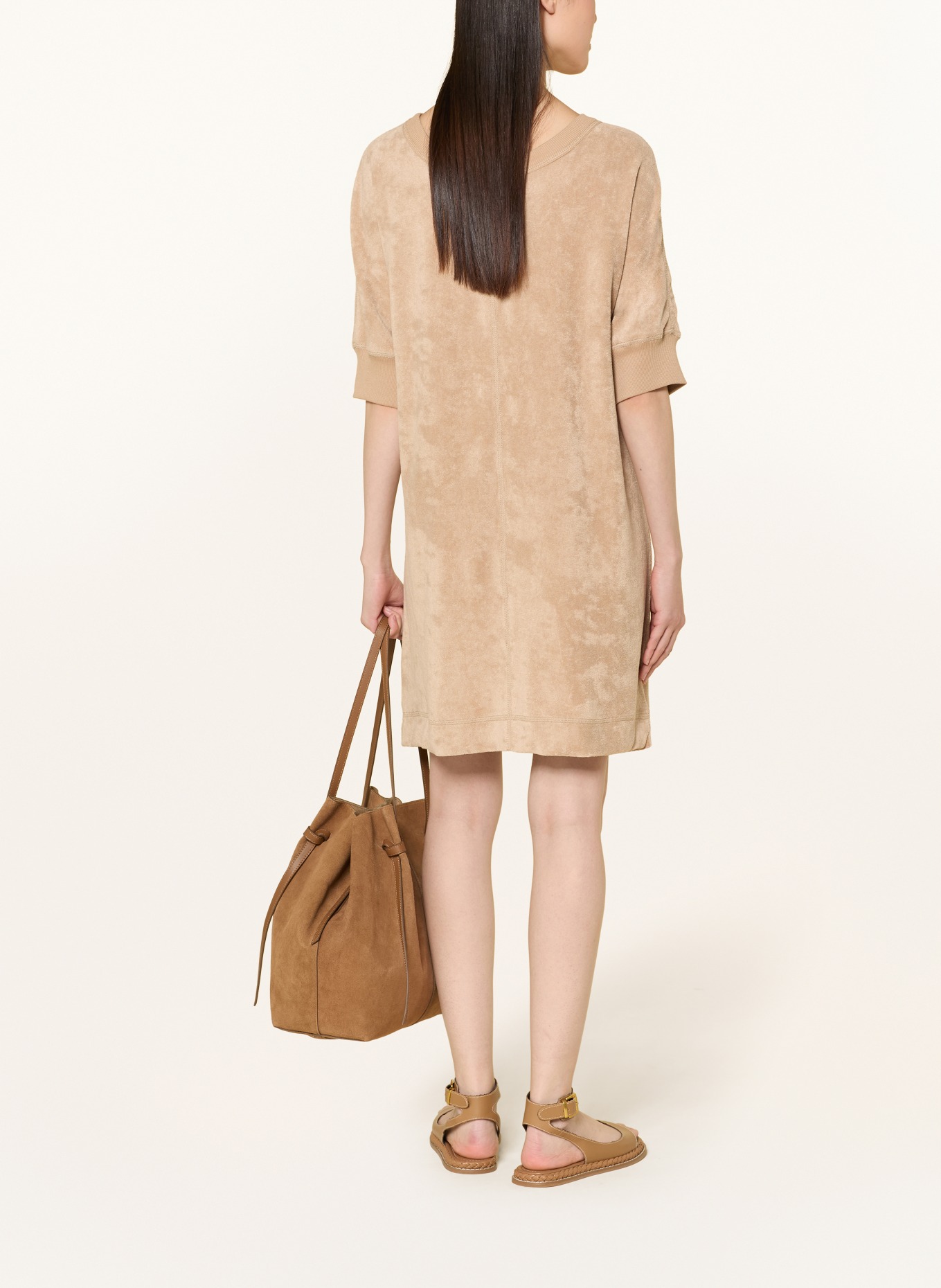 Marc O'Polo Terry cloth dress: LIGHT BROWN