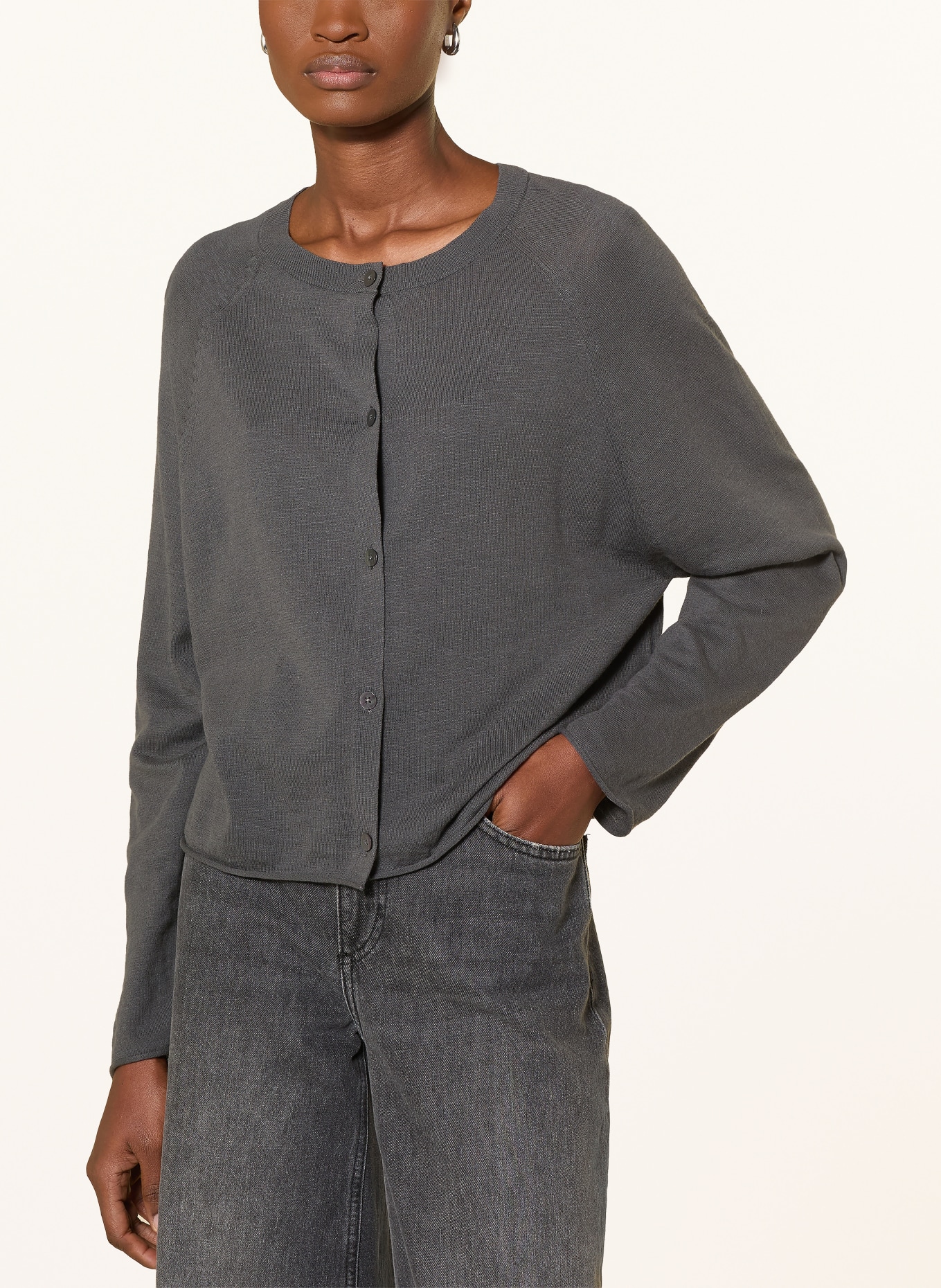 Marc O'Polo Strickjacke: GRAU