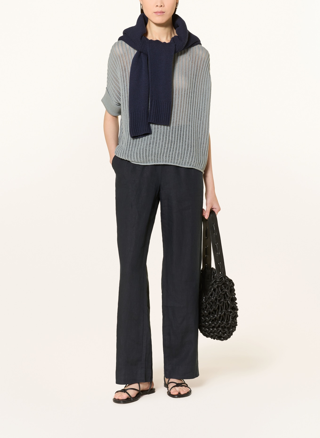 Marc O'Polo pletené tričko: PETROLEJOVÁ