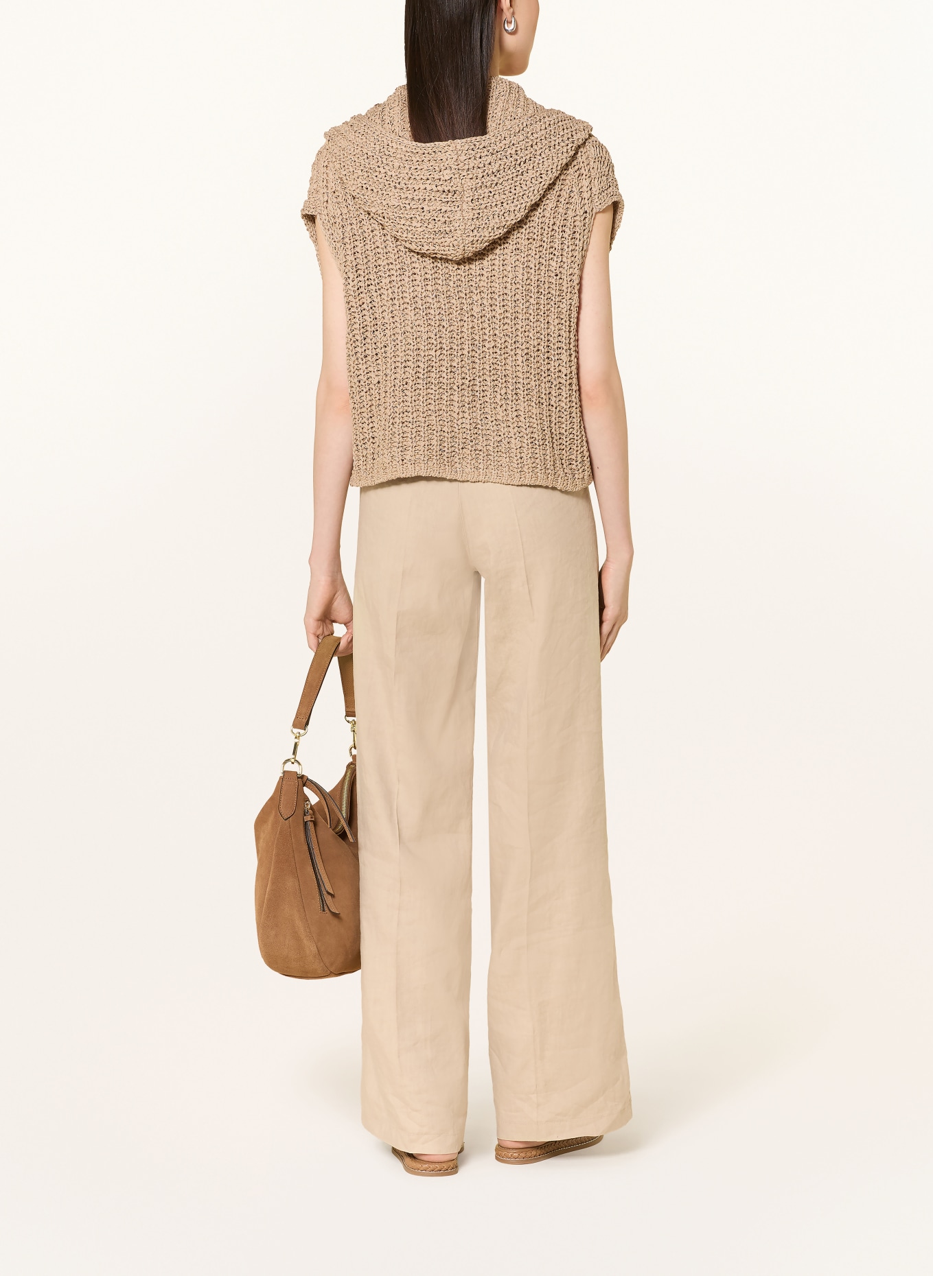 Marc O'Polo pokrowiec z dzianiny: CAMELOWY