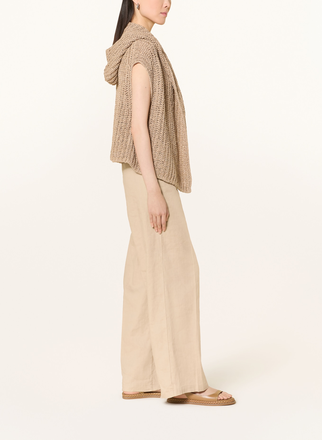 Marc O'Polo pokrowiec z dzianiny: CAMELOWY