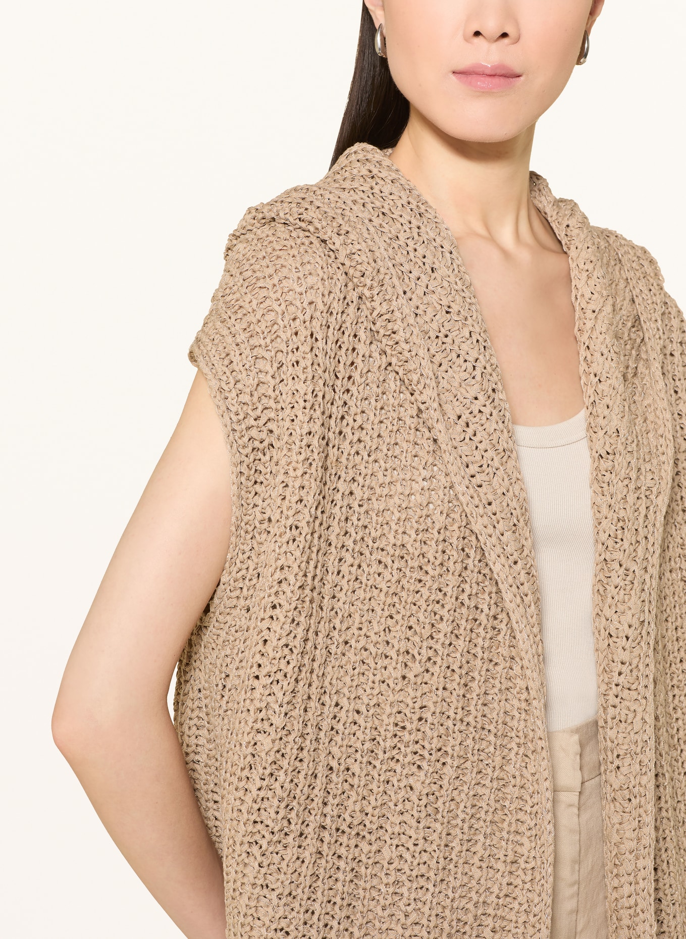 Marc O'Polo pokrowiec z dzianiny: CAMELOWY