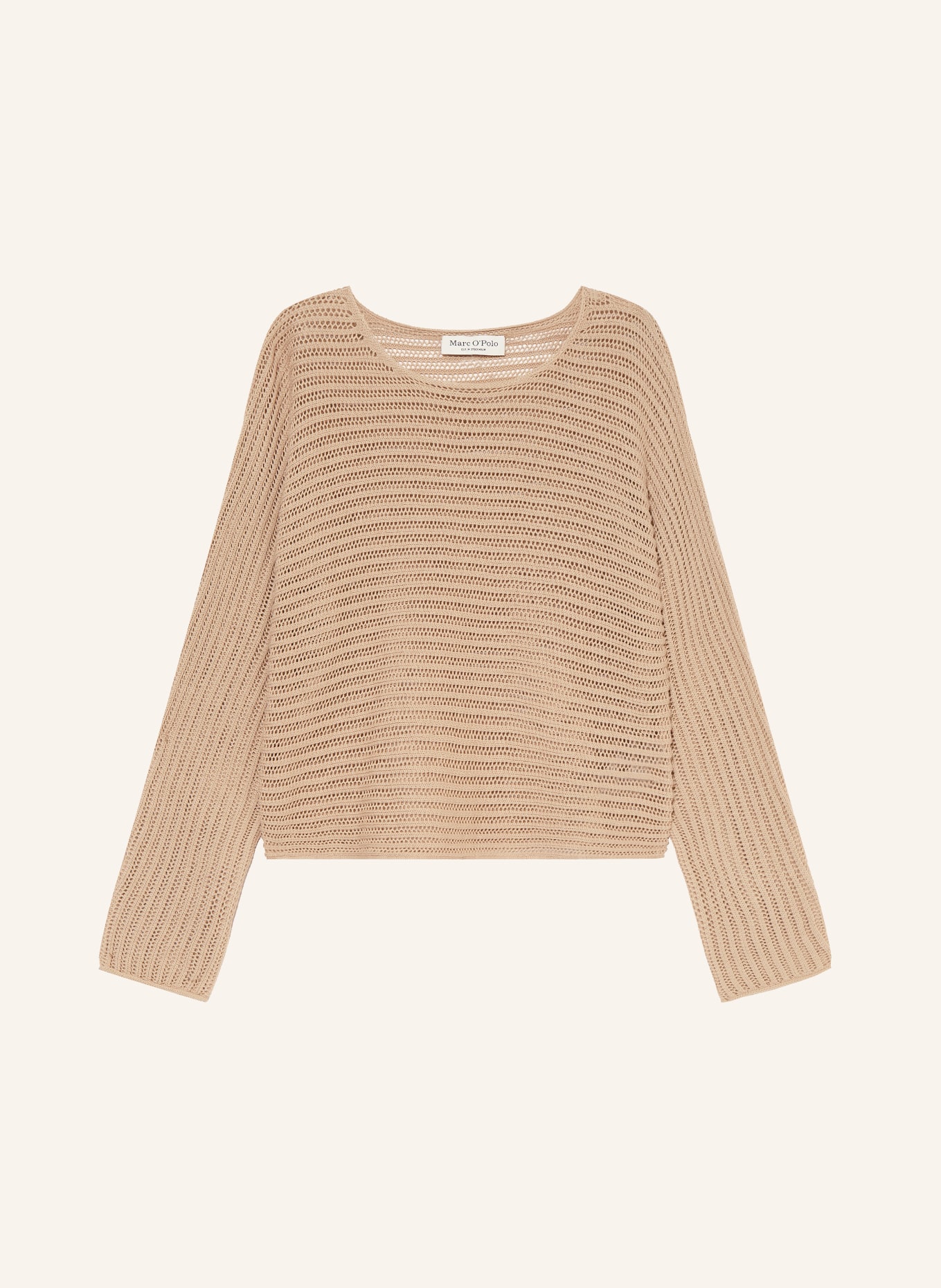 Marc O'Polo sweter: JASNOBRĄZOWY