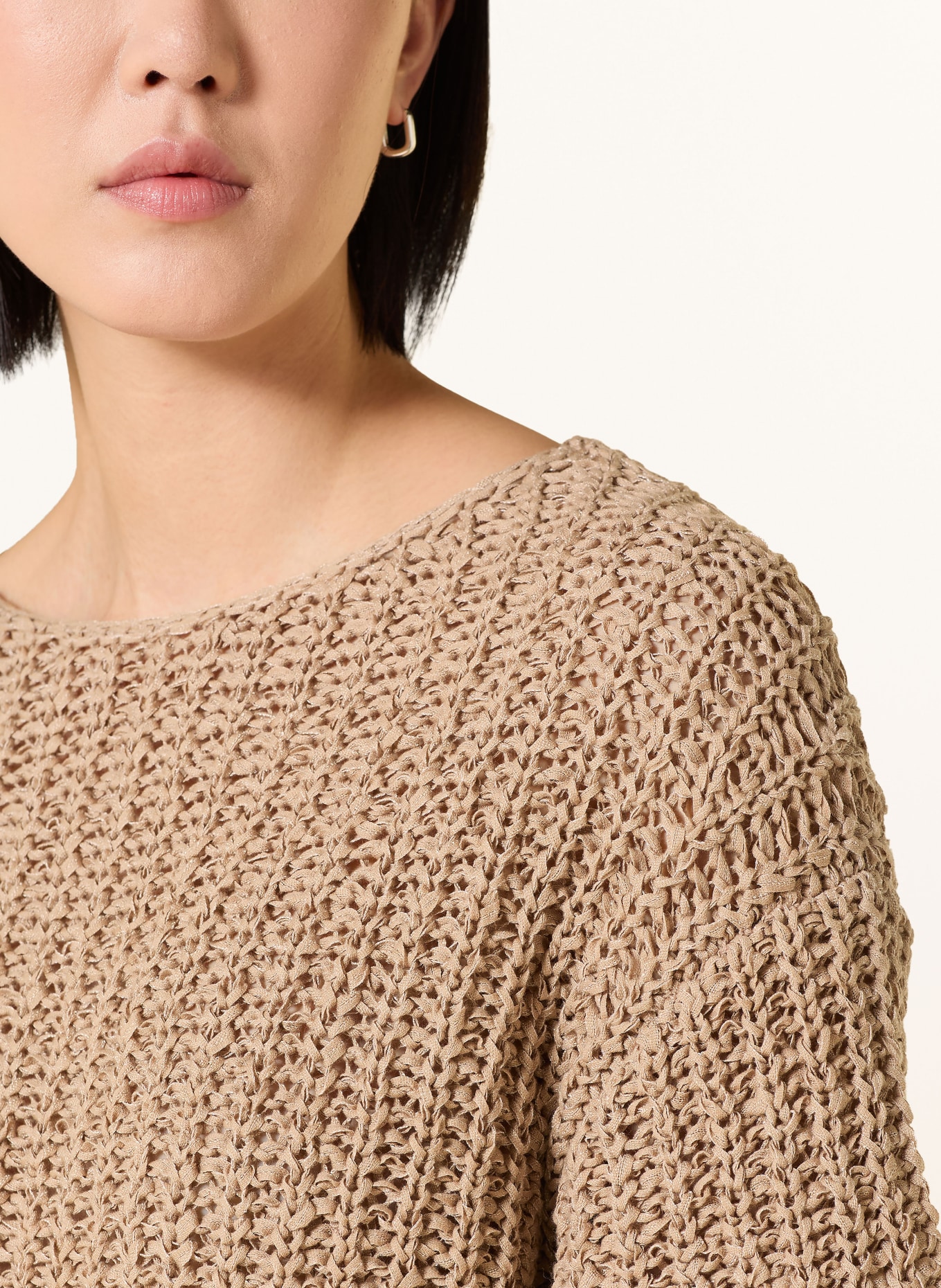 Marc O'Polo pletené tričko: SVĚTLE HNĚDÁ