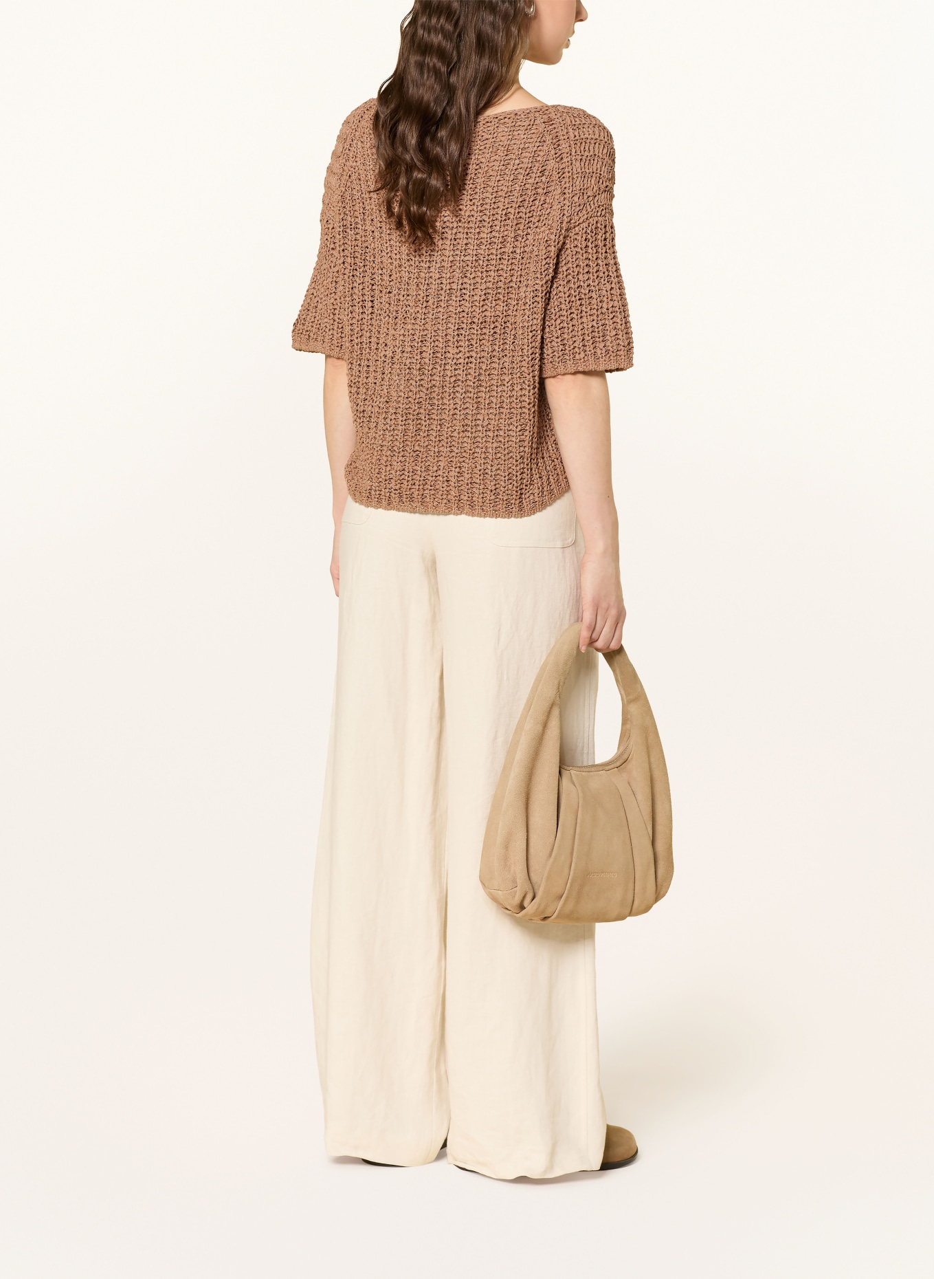 Marc O'Polo pletené tričko: SVĚTLE HNĚDÁ