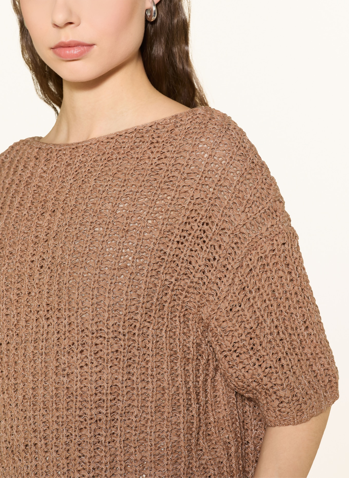 Marc O'Polo pletené tričko: SVĚTLE HNĚDÁ